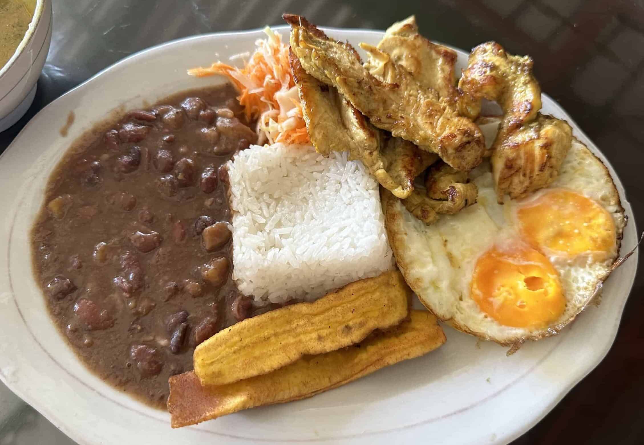 Lunch at Finca Santa Rita at Santa Rita Nature Reserve in Boquía, Salento, Quindío, Colombia