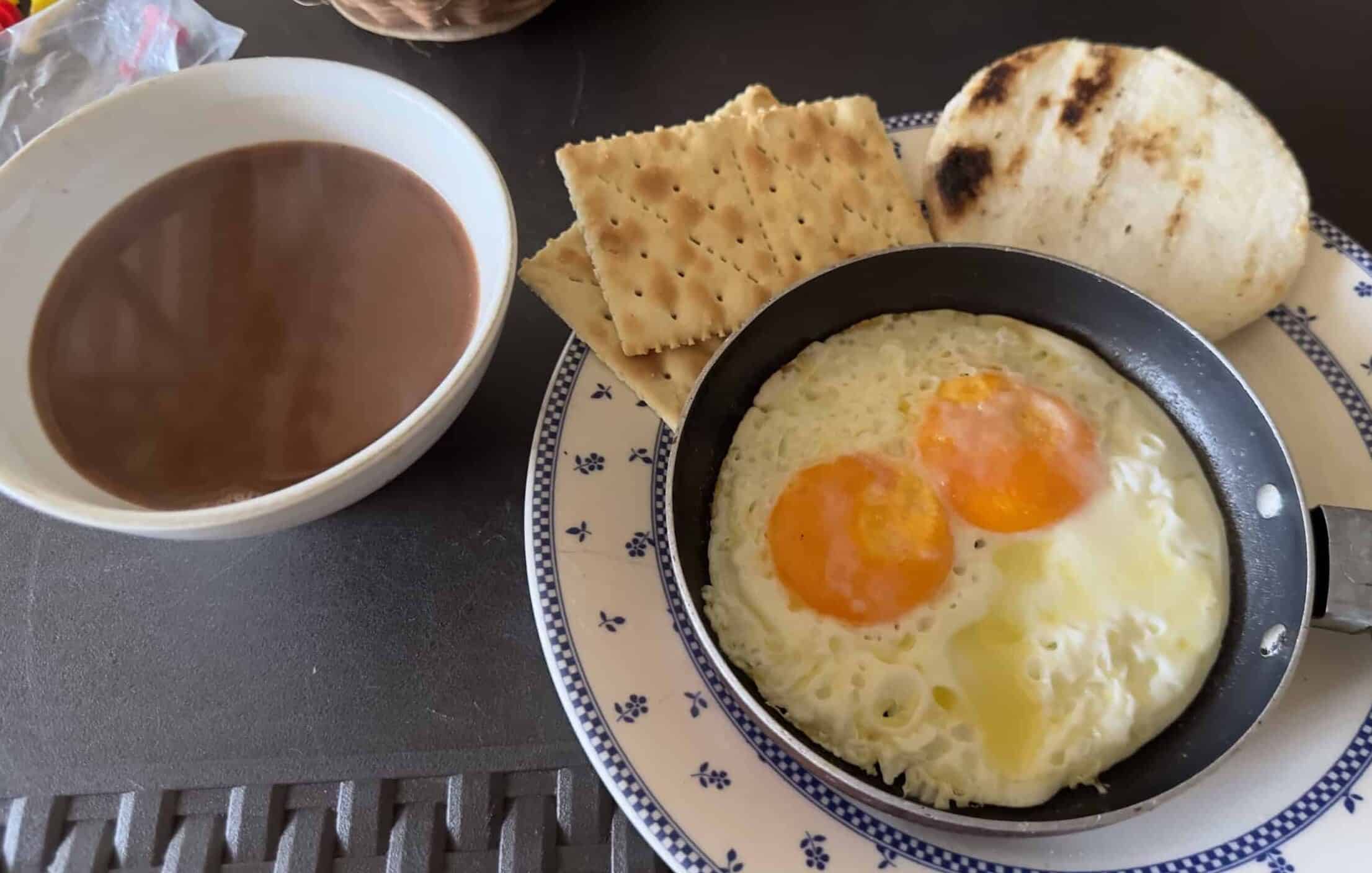 Breakfast at Finca Santa Rita