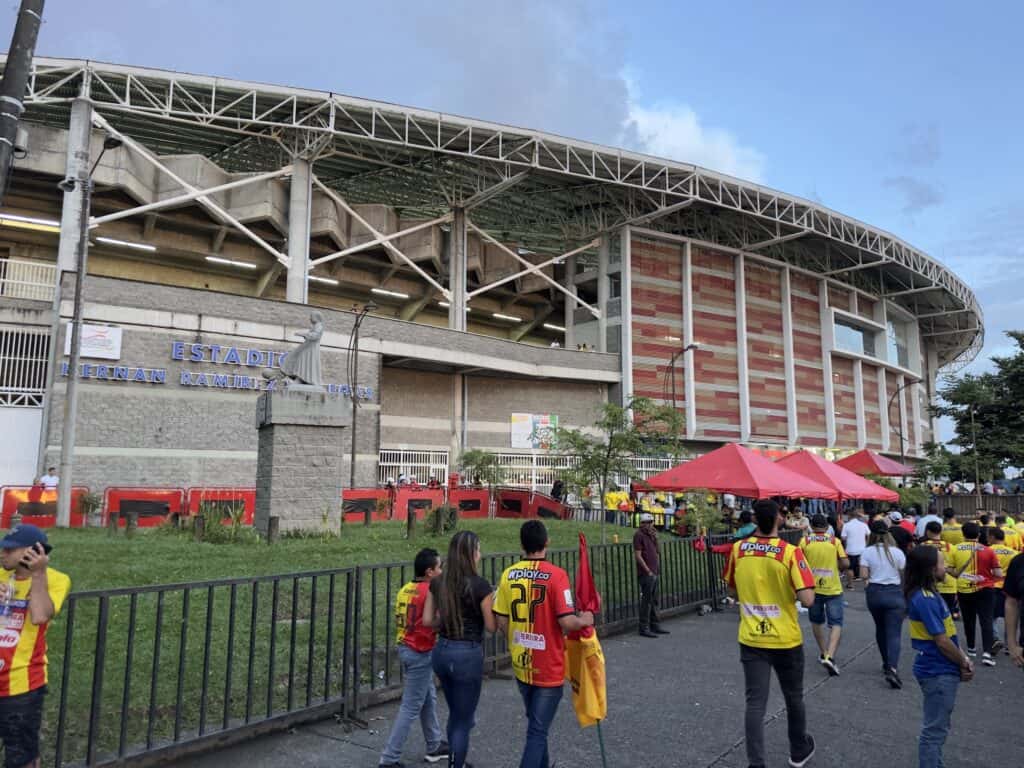 Estadio Hernán Ramírez Villegas in Pereira, Risaralda, Colombia