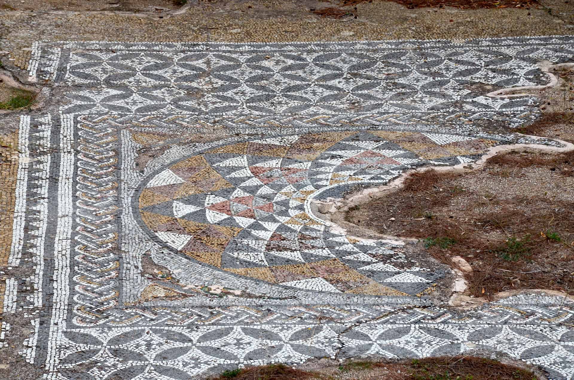 House of the Roman Mosaic in the Stenopos Kollytos area in Athens, Greece