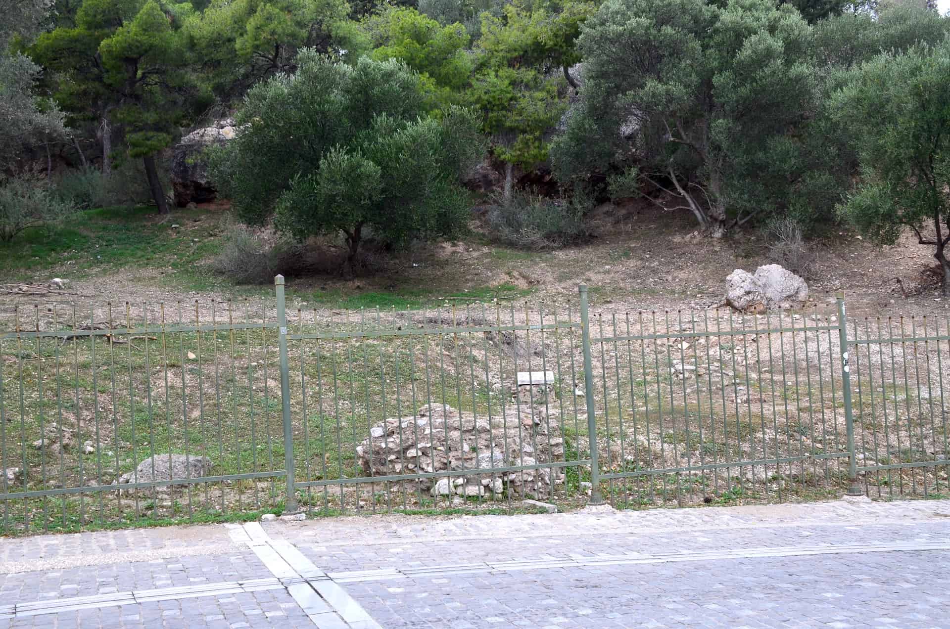 Late Roman building at the Pnyx in the Western Hills of Athens, Greece