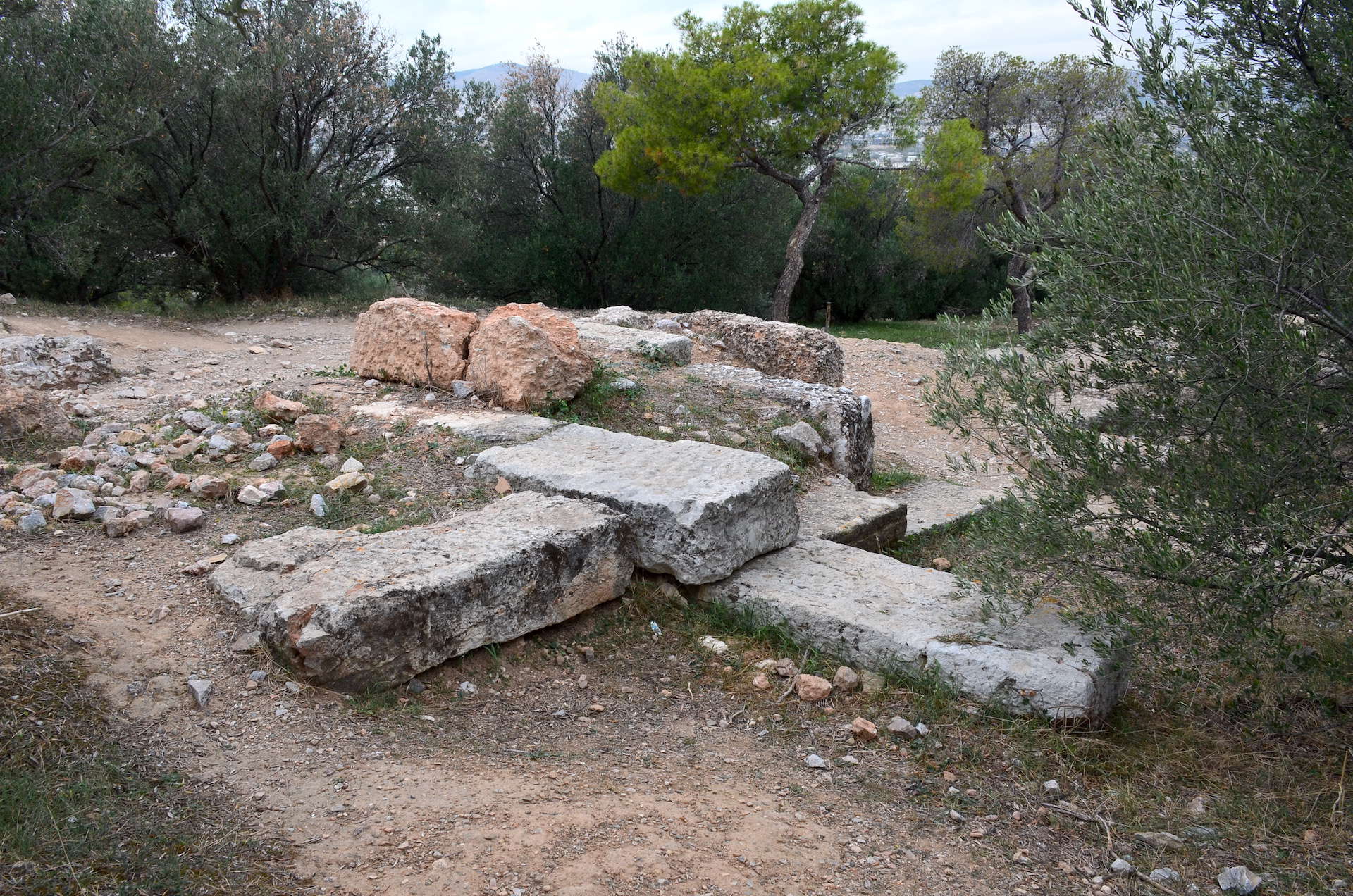 Diateichisma on the Hill of the Muses, Western Hills of Athens, Greece