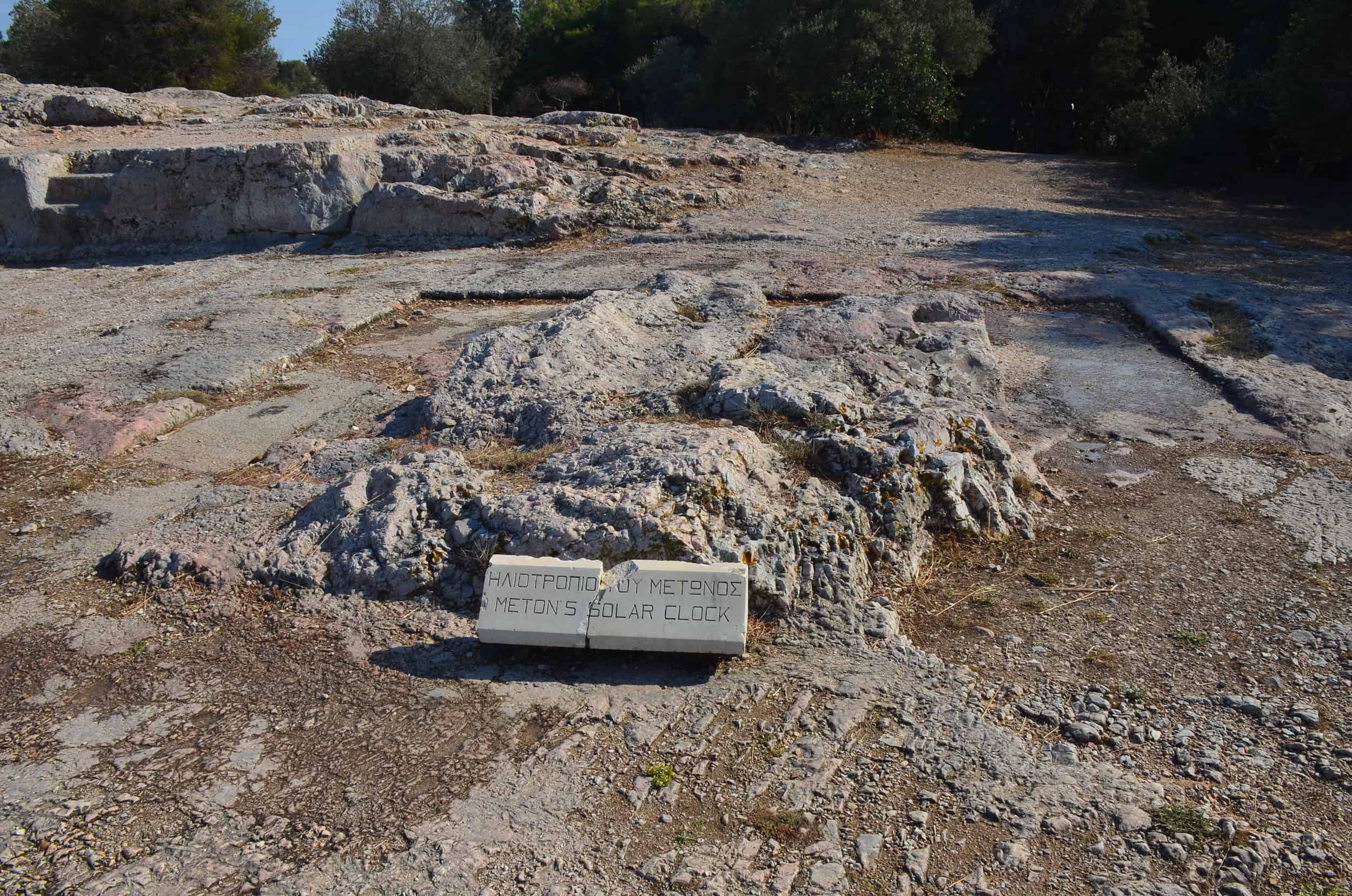 Meton's Solar Clock at the Pnyx in Athens, Greece