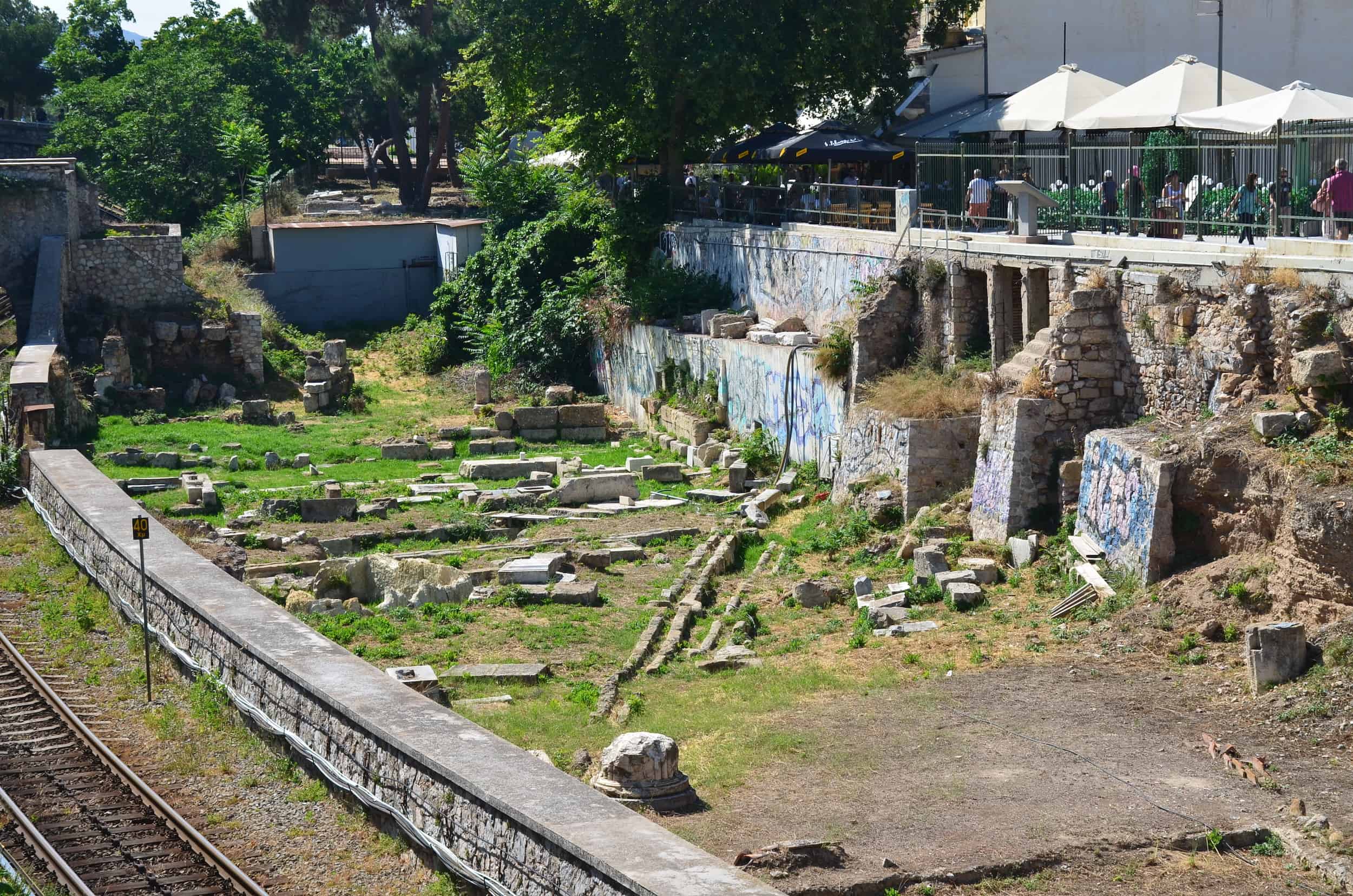 Excavation site of the Stoa Basileios
