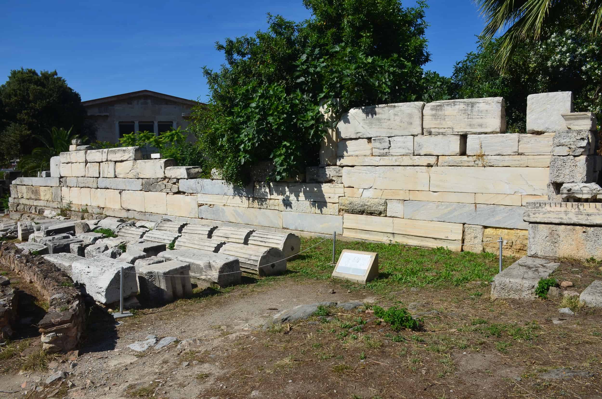 Late Roman Wall at the Ancient Agora of Athens