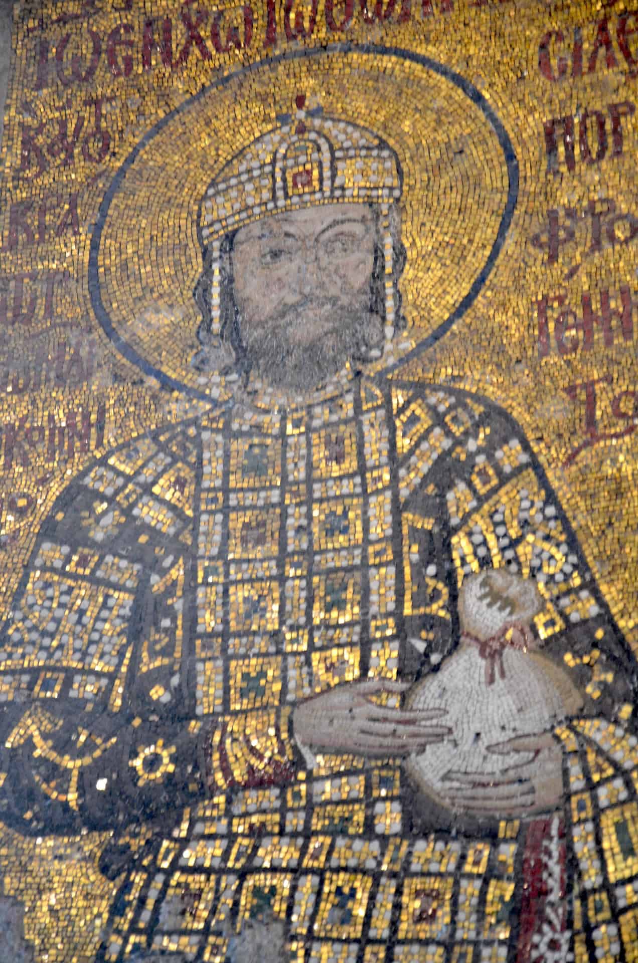 Ioannis II Komnenos on the Komnenos mosaic