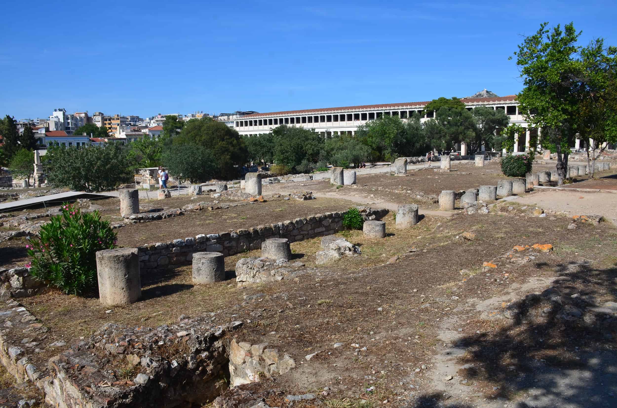 Middle Stoa at the Ancient Agora of Athens