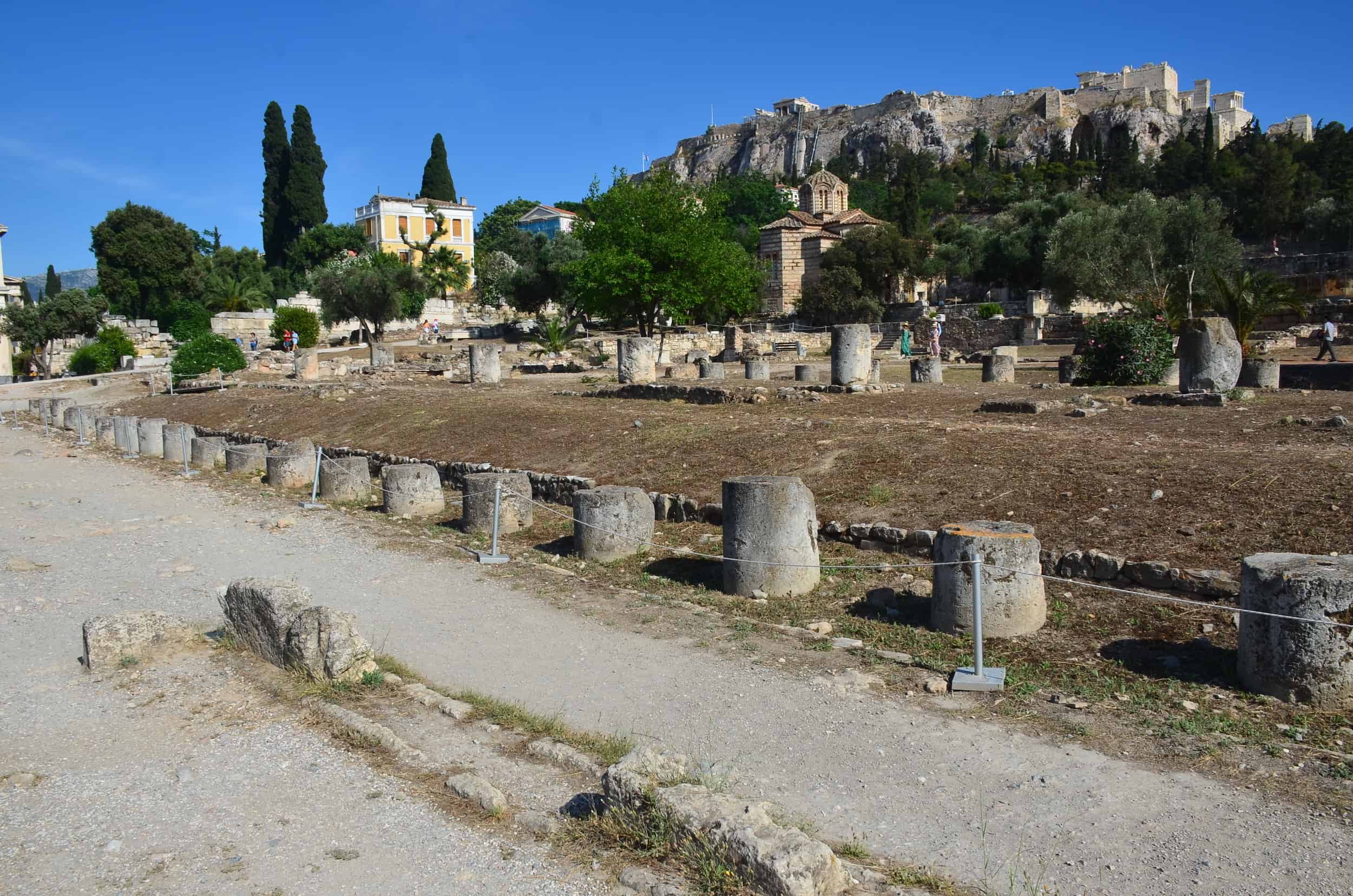 Middle Stoa at the Ancient Agora of Athens