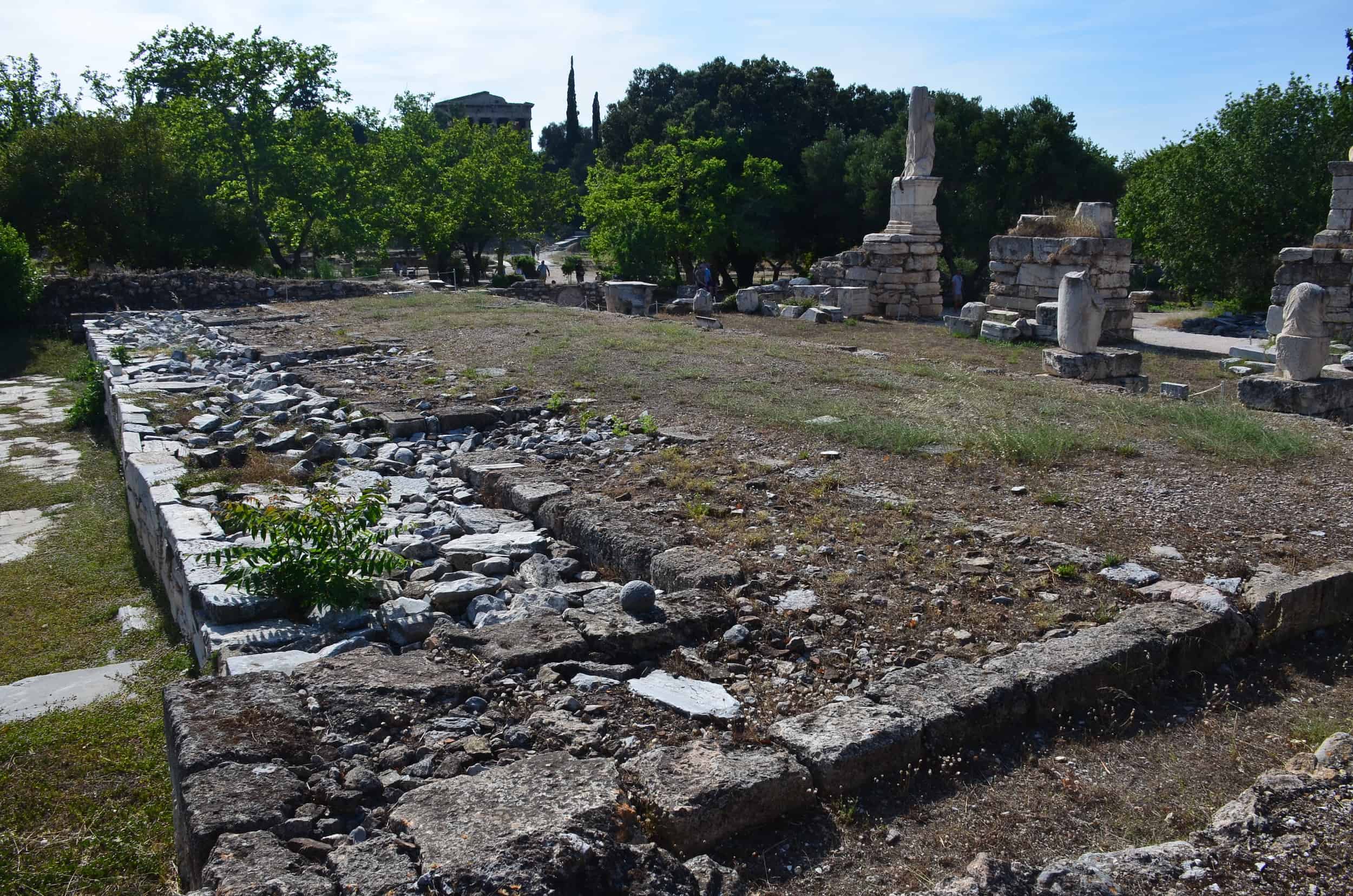 Stage building of the Odeon of Agrippa