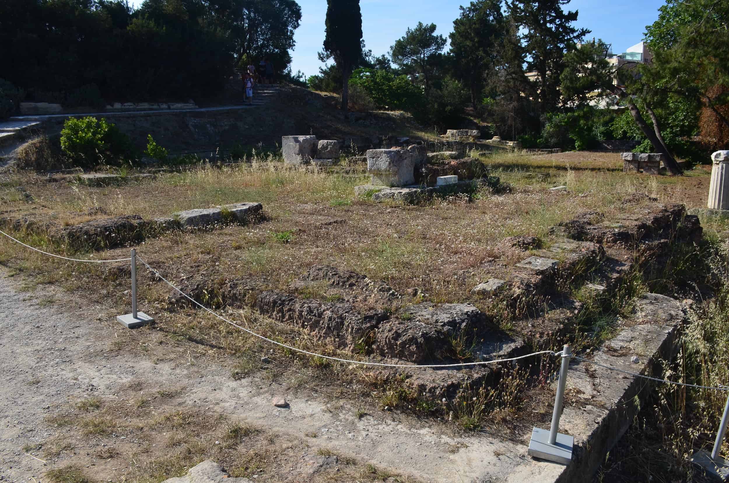 Pronaos of the Temple of Apollo Patroos at the Ancient Agora of Athens