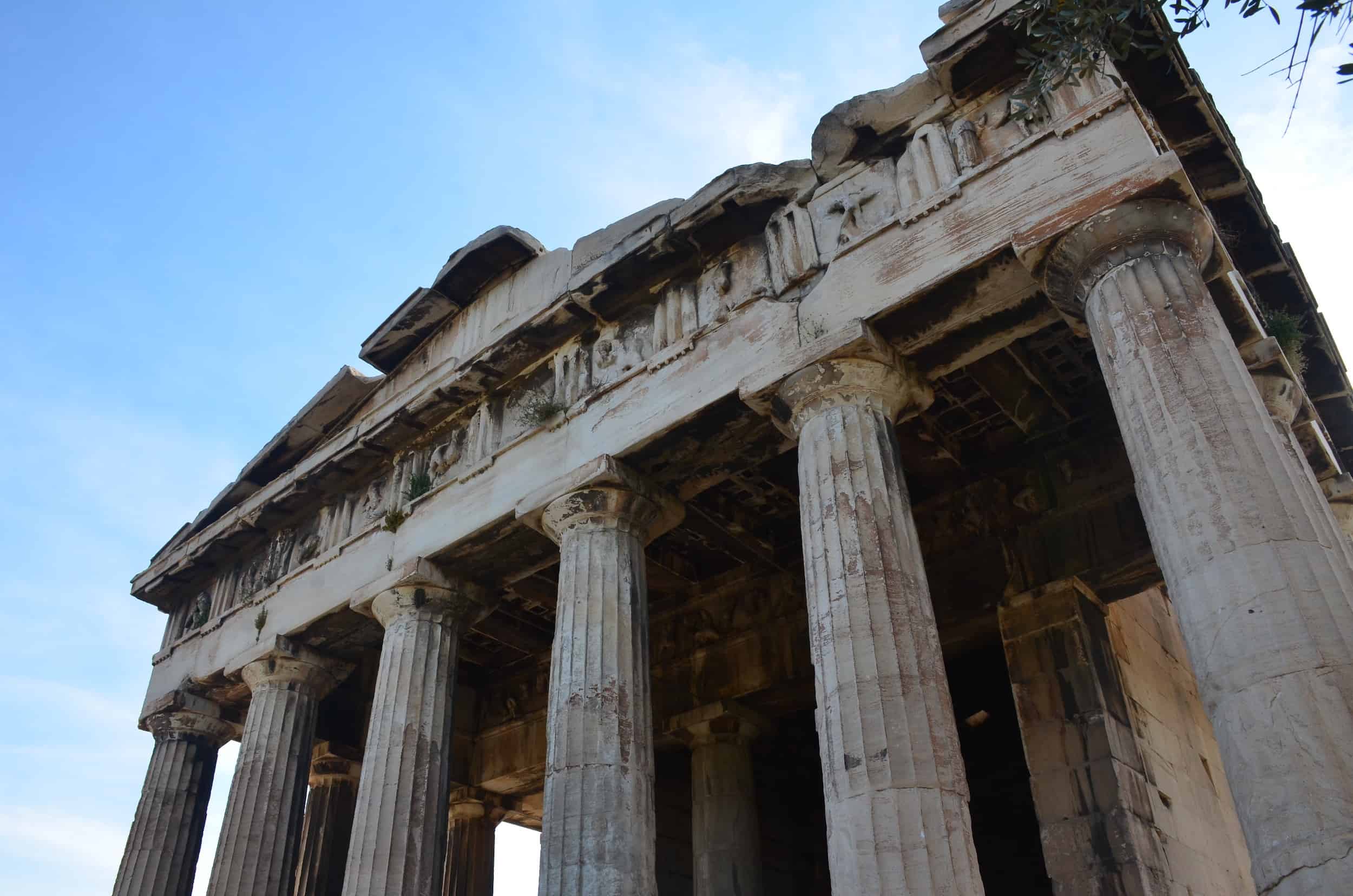 East side of the Temple of Hephaestus