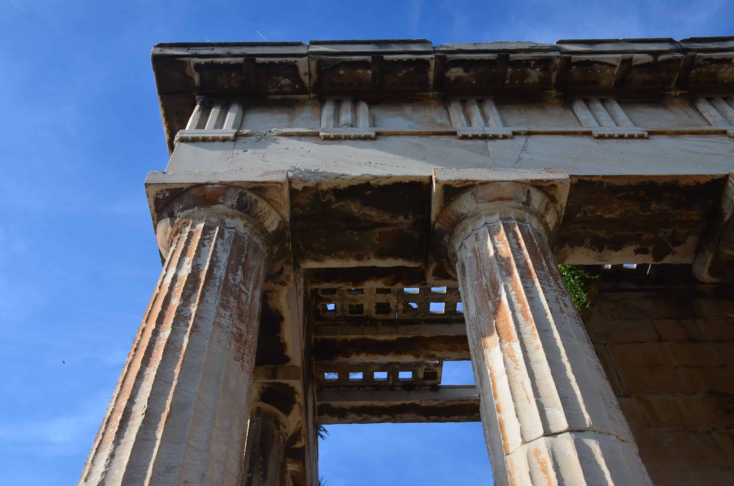 Northwest corner of the Temple of Hephaestus