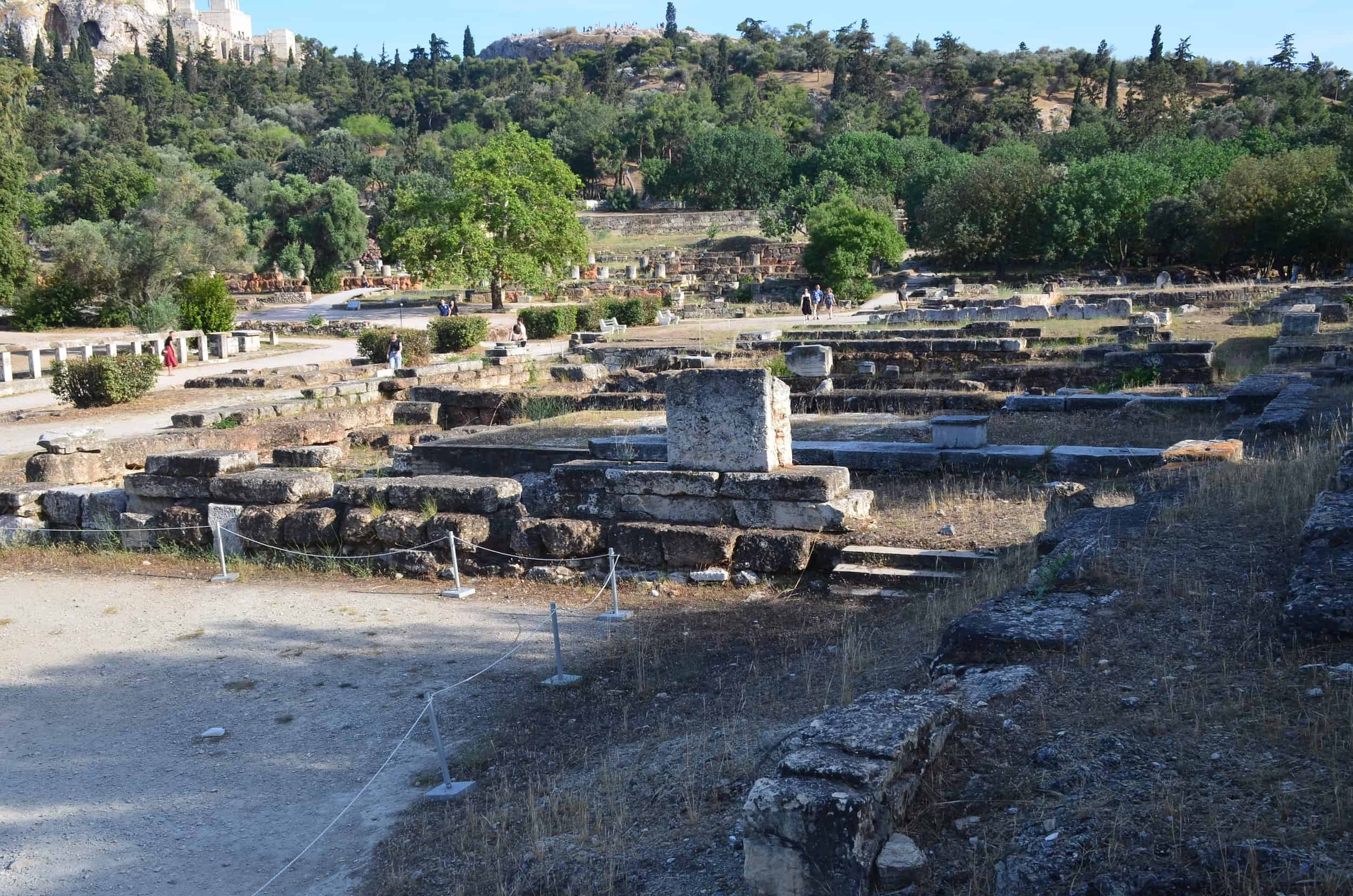 West side of the Ancient Agora of Athens