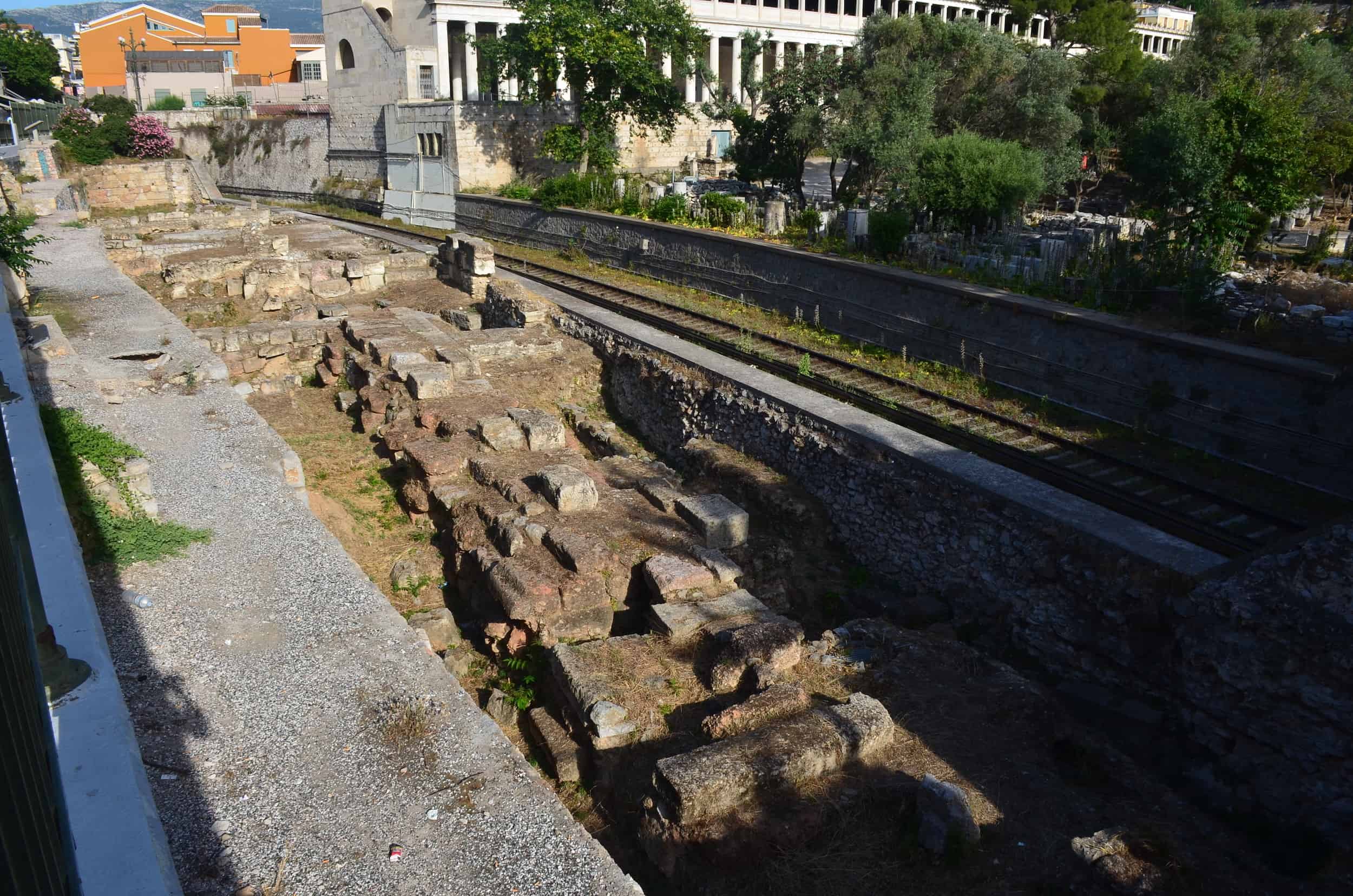 Roman basilica at the Ancient Agora of Athens