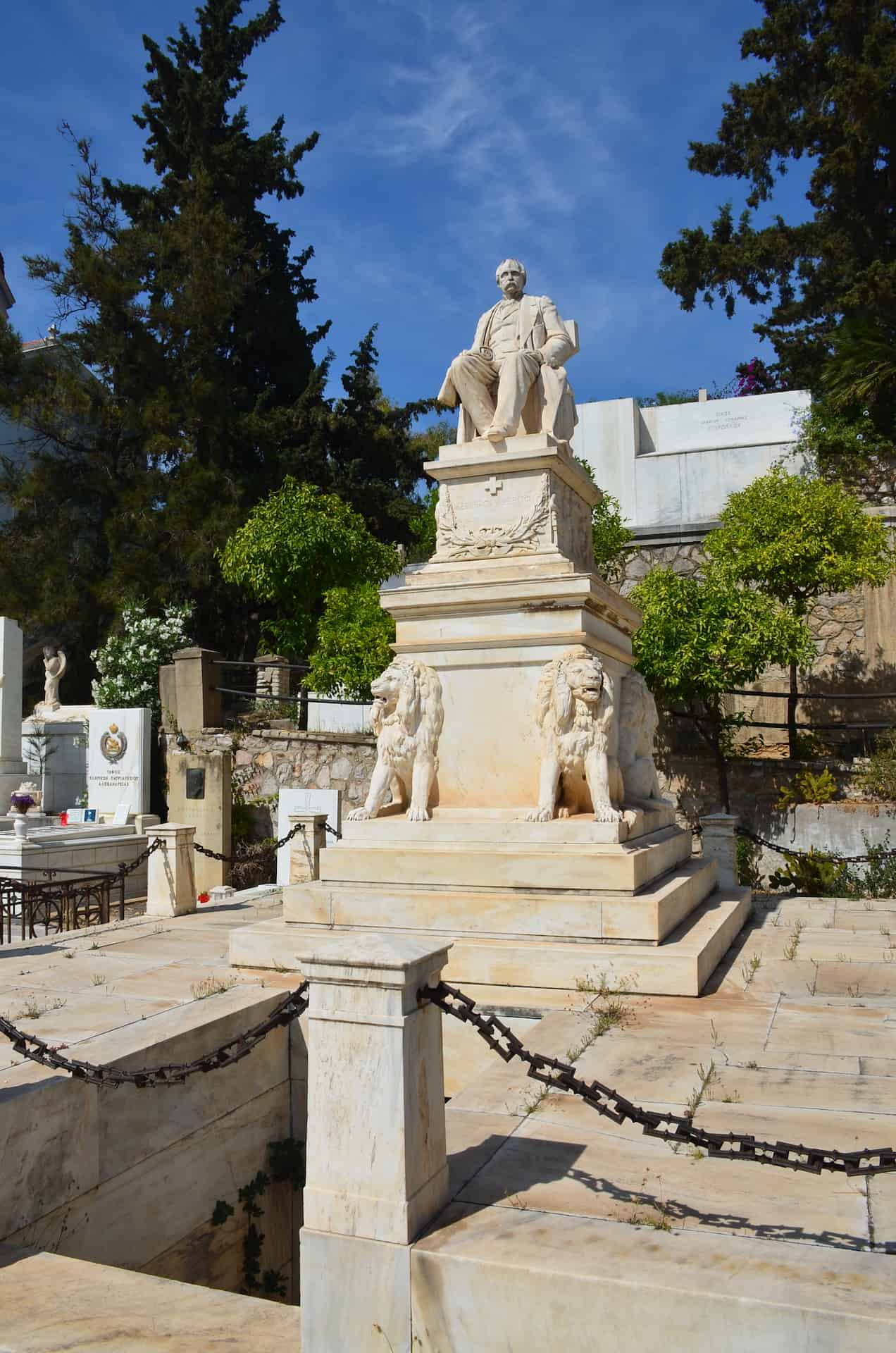 Georgios Averof at the First Cemetery of Athens, Greece