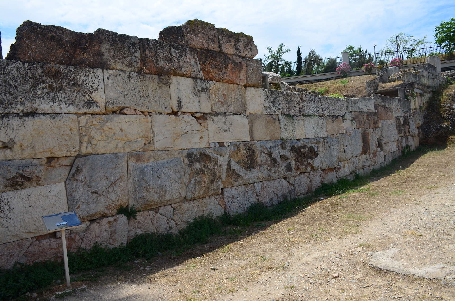 Themistoclean Wall at Kerameikos, Athens, Greece