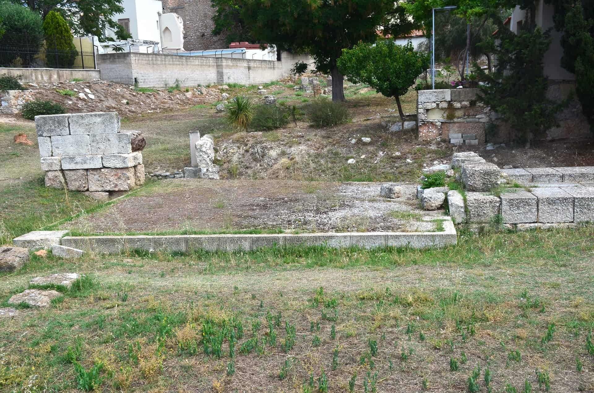 Northeast tower of the Dipylon at Kerameikos Archaeological Site, Athens, Greece