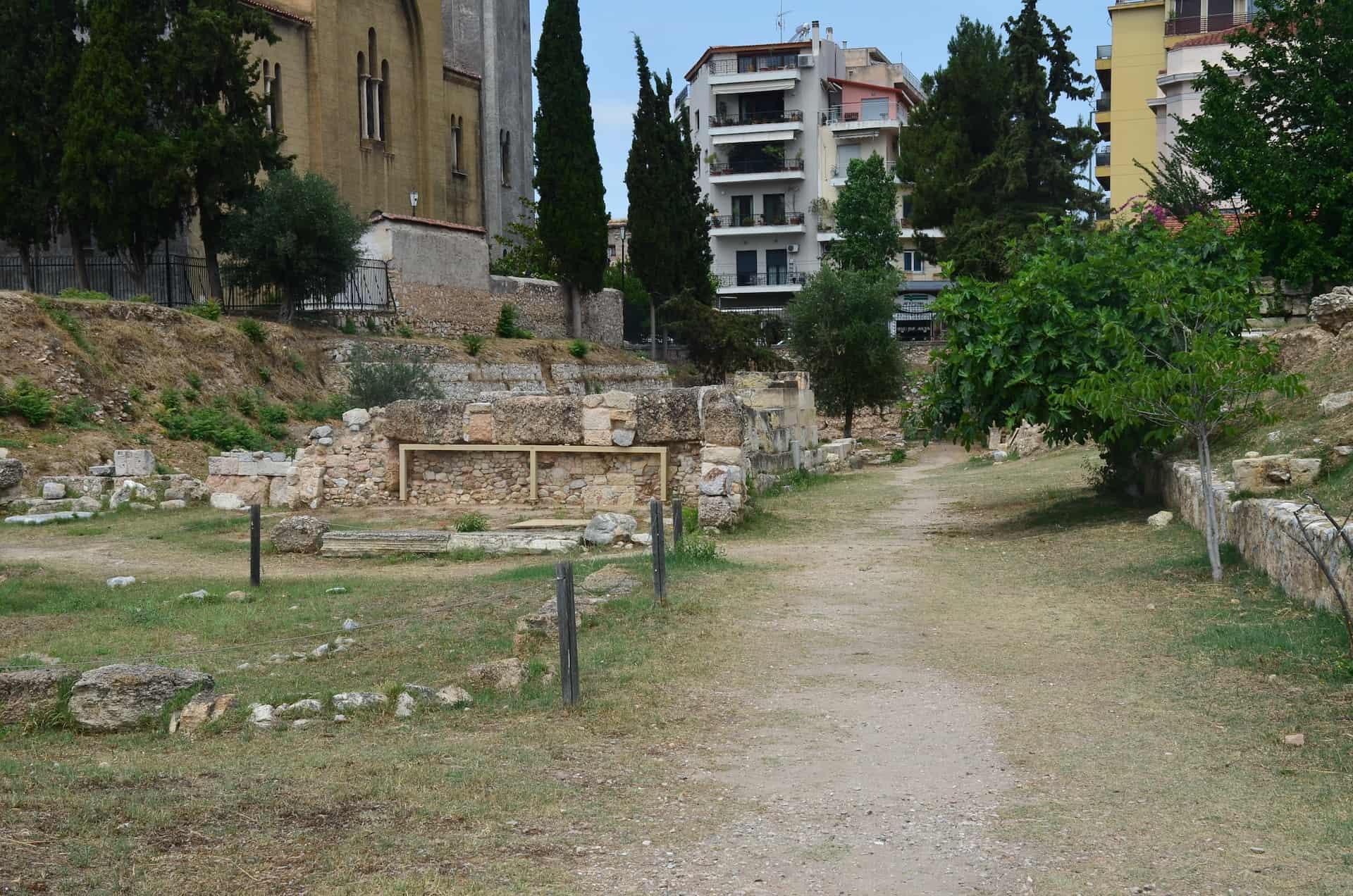 Road to the Platonic Academy at Kerameikos, Athens, Greece
