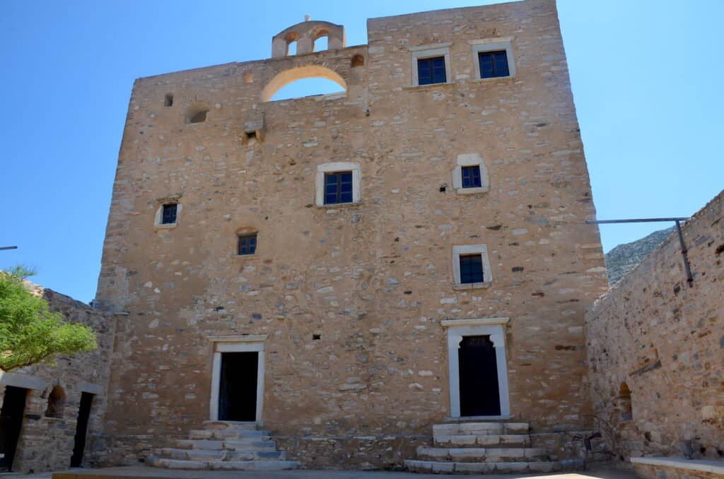 Bazeos Tower Visiting A Fortified Monastery In Naxos Greece