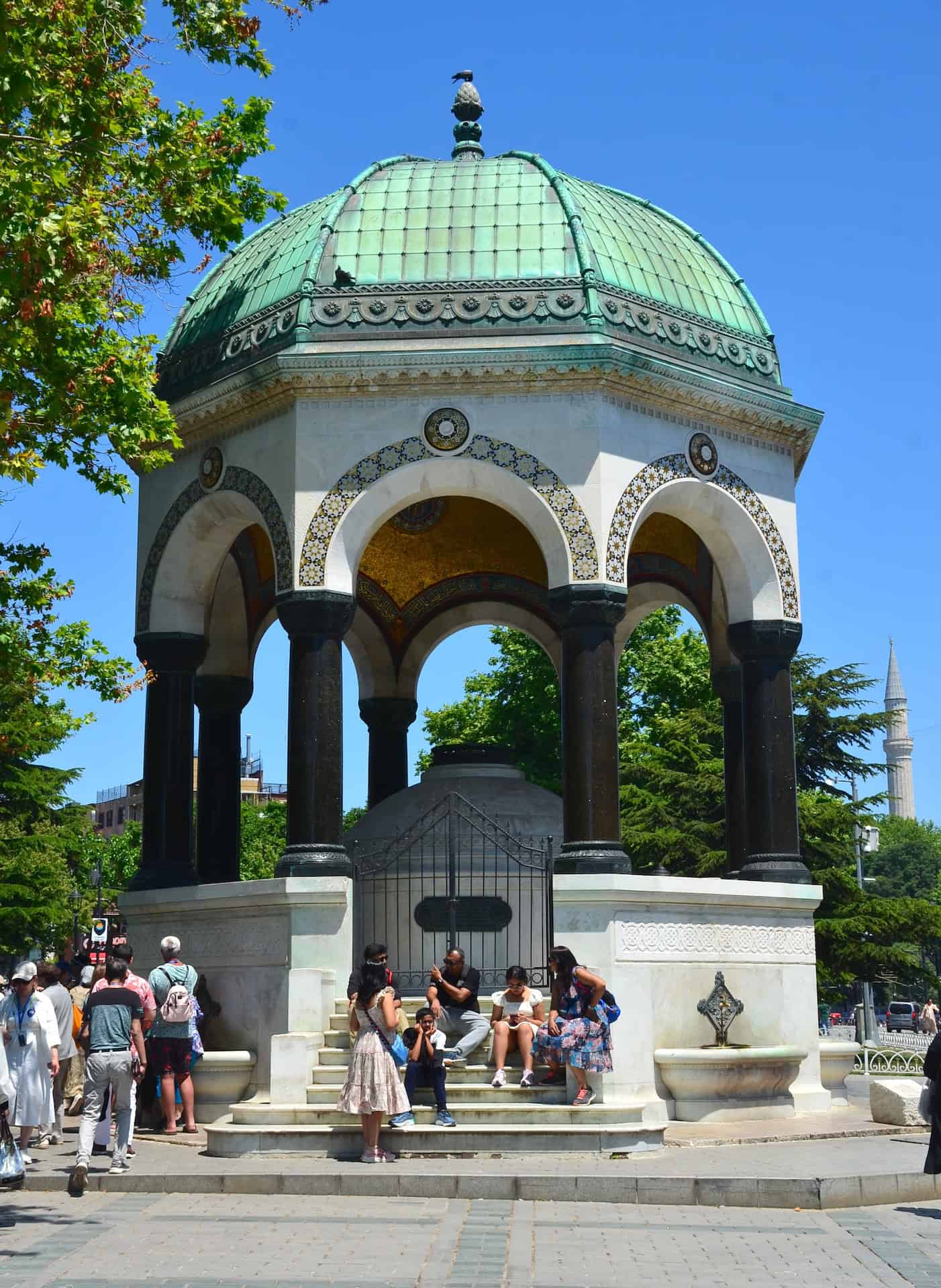 German Fountain in the Hippodrome of Constantinople in Sultanhamet, Istanbul, Turkey