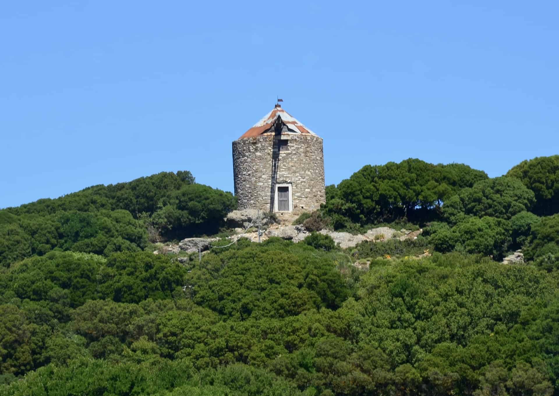 Frantzeskos Windmill in Apeiranthos, Naxos