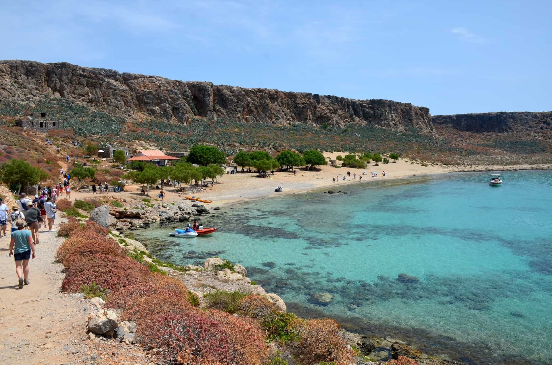 Beach at Gramvousa Island, Crete