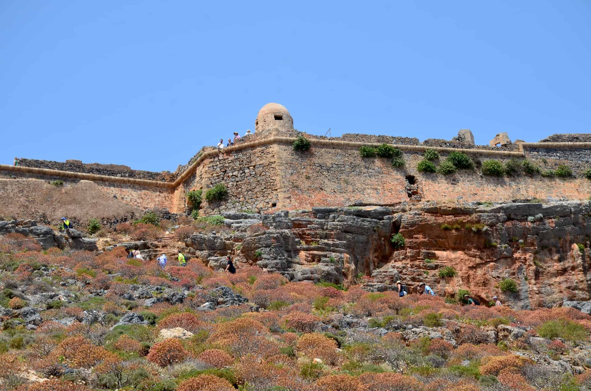 Venetian fortress at Gramvousa, Crete