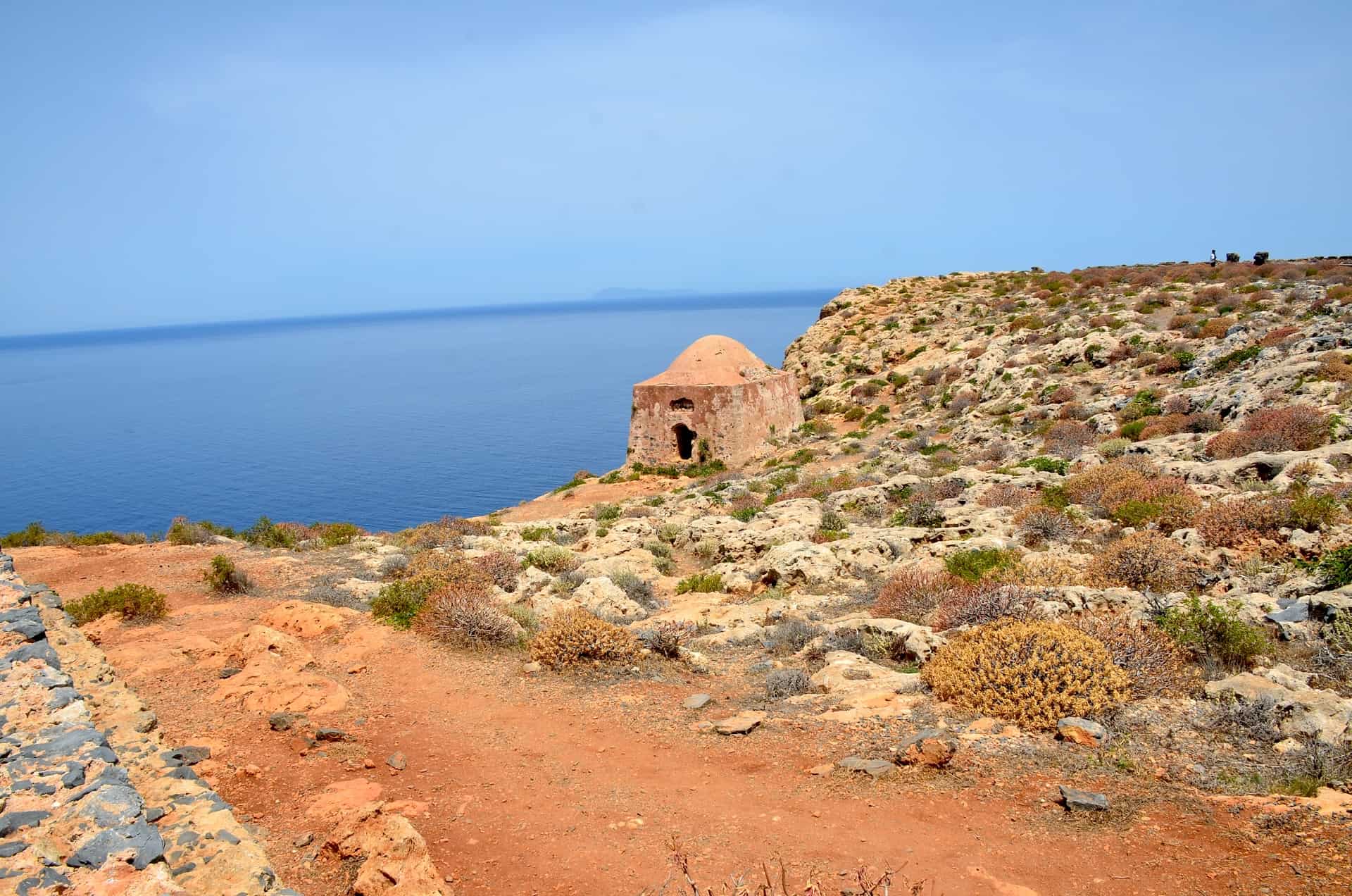 Powder storehouse / mosque at the Venetian fortress on Gramvousa, Crete