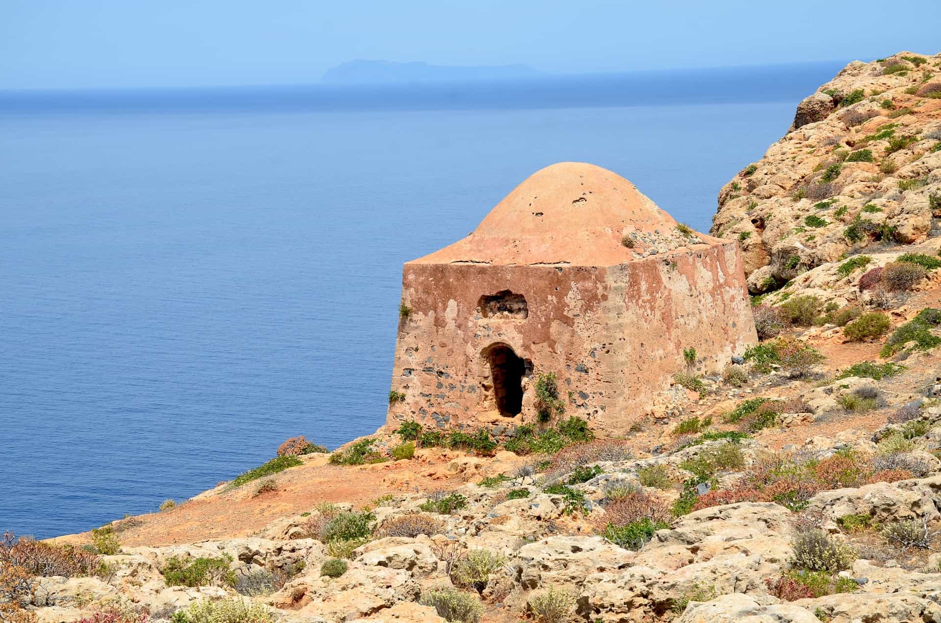 Powder storehouse / mosque at the Venetian fortress on Gramvousa, Crete