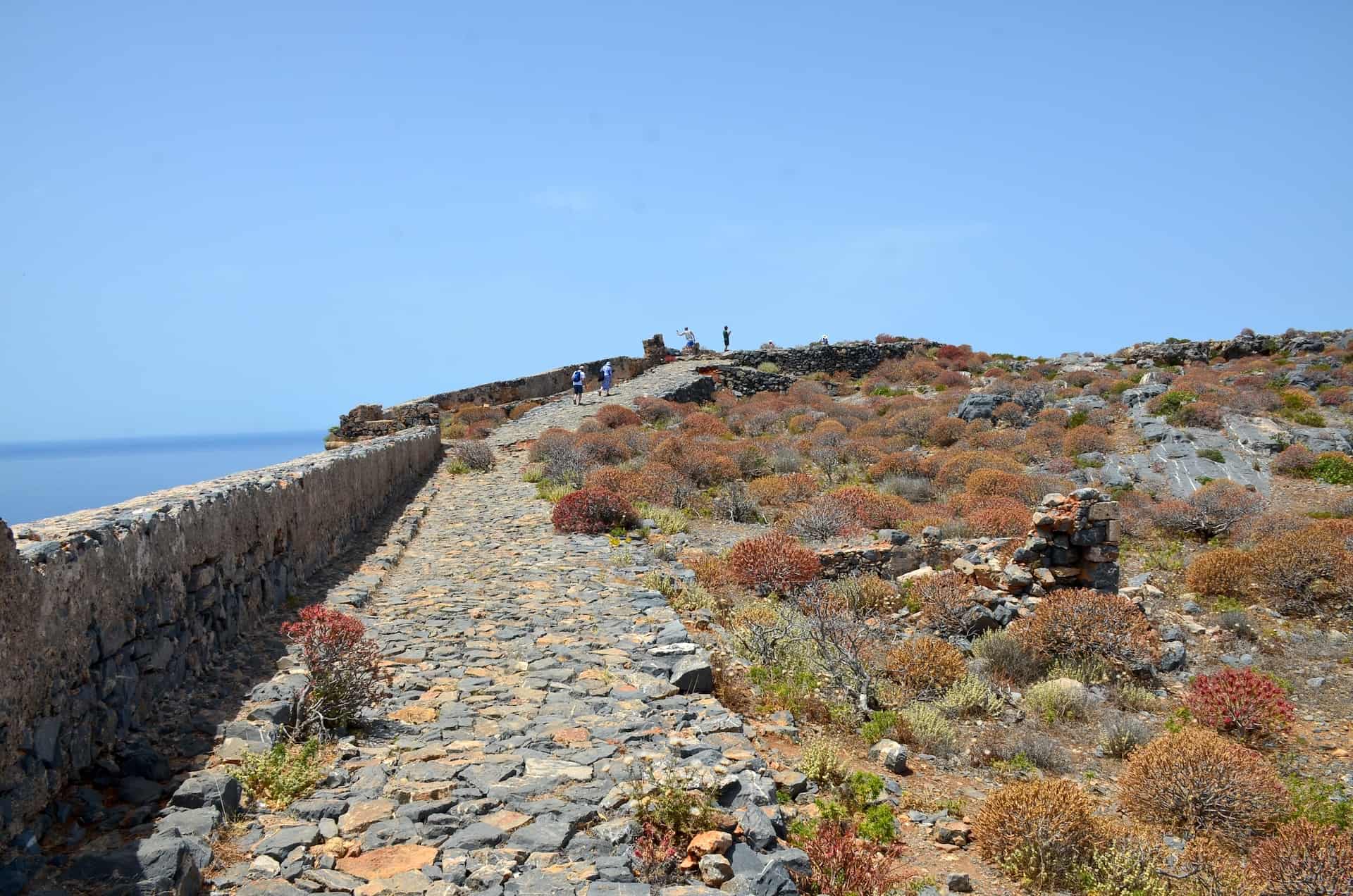 Southern ramparts of the Venetian fortress on Gramvousa, Crete