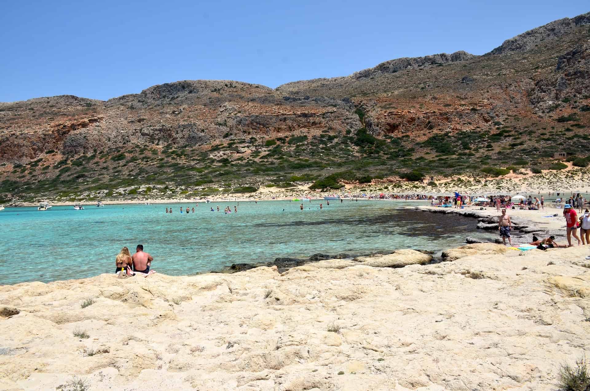 Getting close to Balos Beach, Crete
