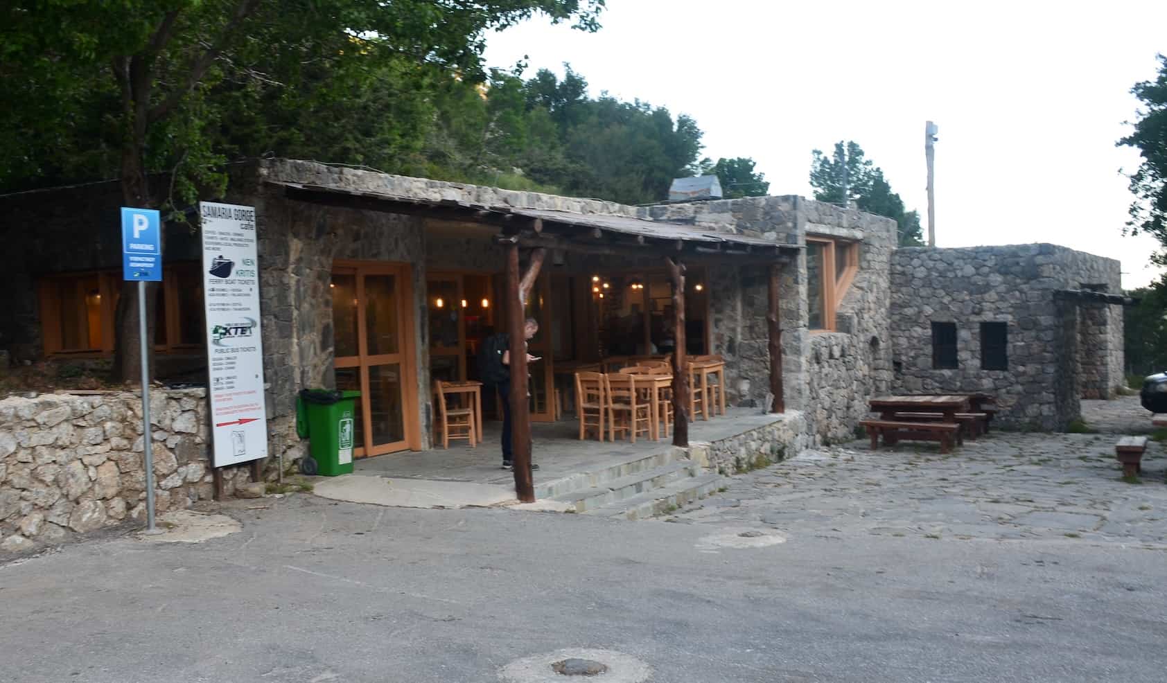 Samaria Gorge Café in Crete, Greece