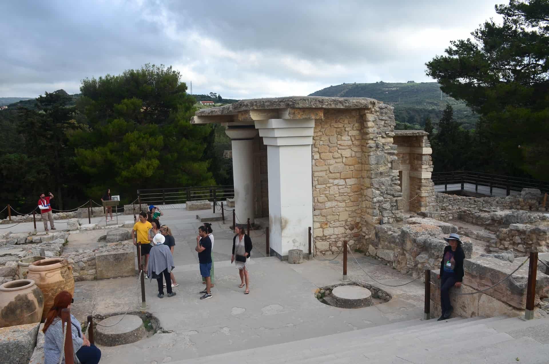 South Propylaeum at Knossos, Crete, Greece