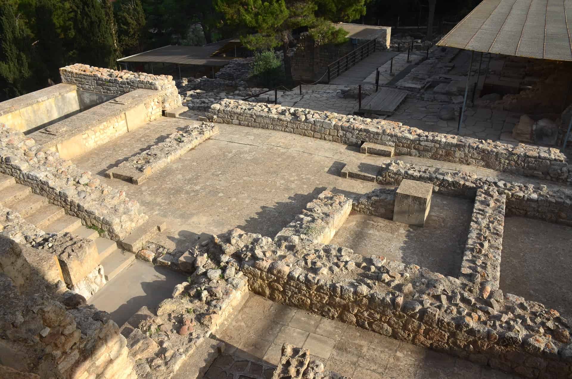 Queen's Hall in the East Wing at Knossos, Crete, Greece