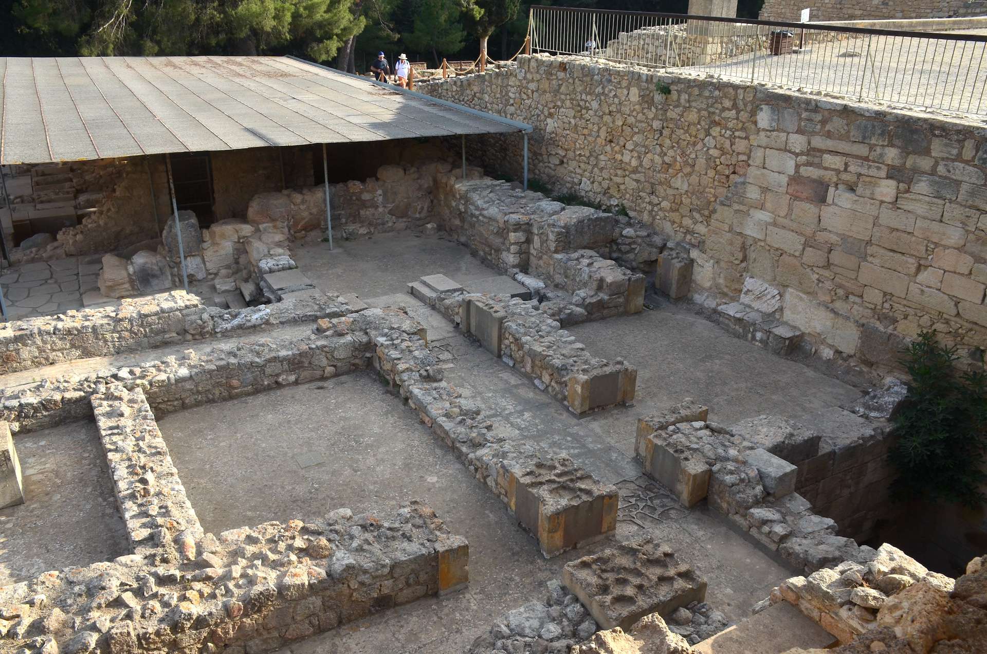 Queen's Hall in the East Wing at Knossos, Crete, Greece