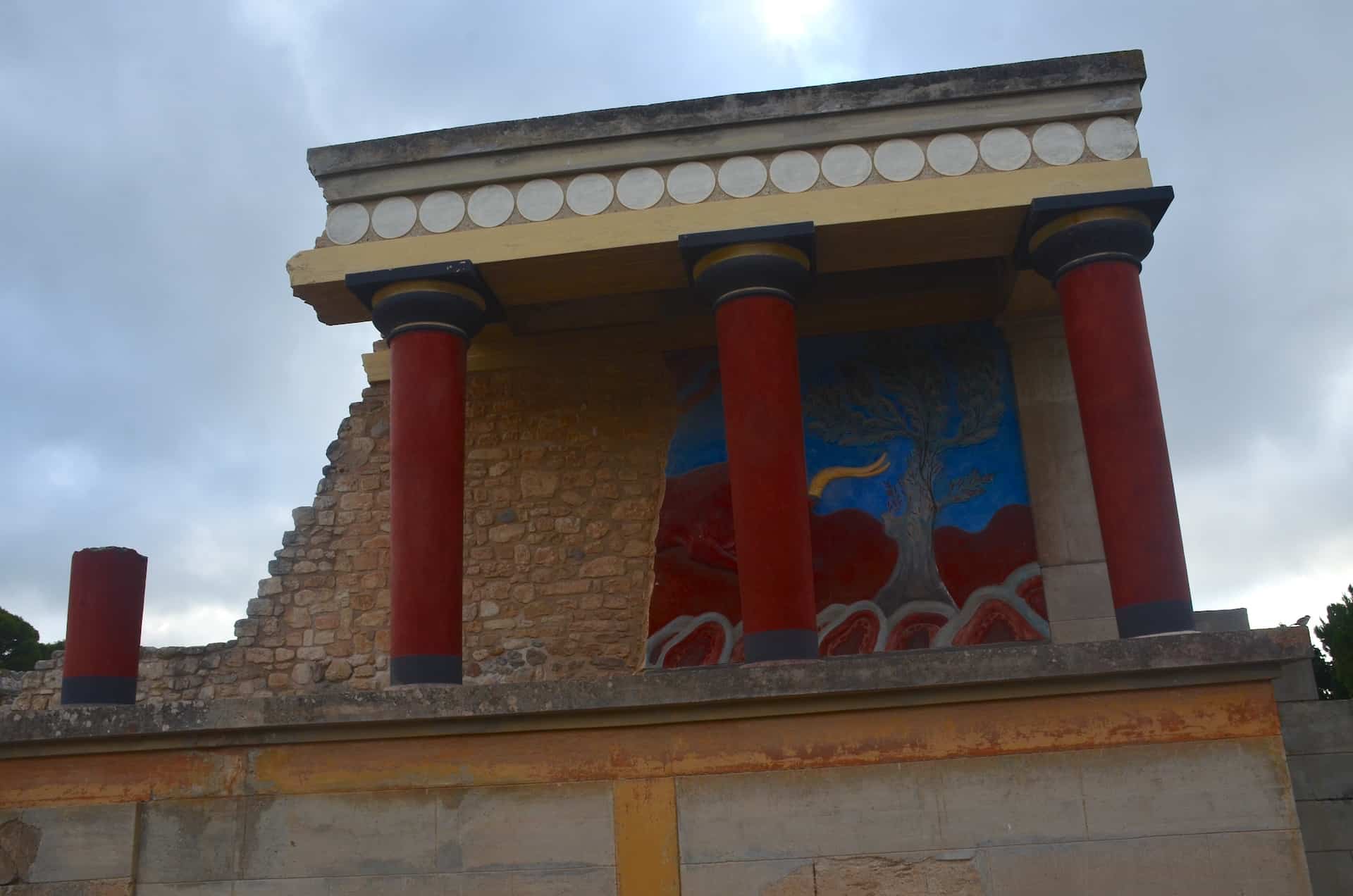 West Bastion of the North Passage at Knossos, Crete, Greece