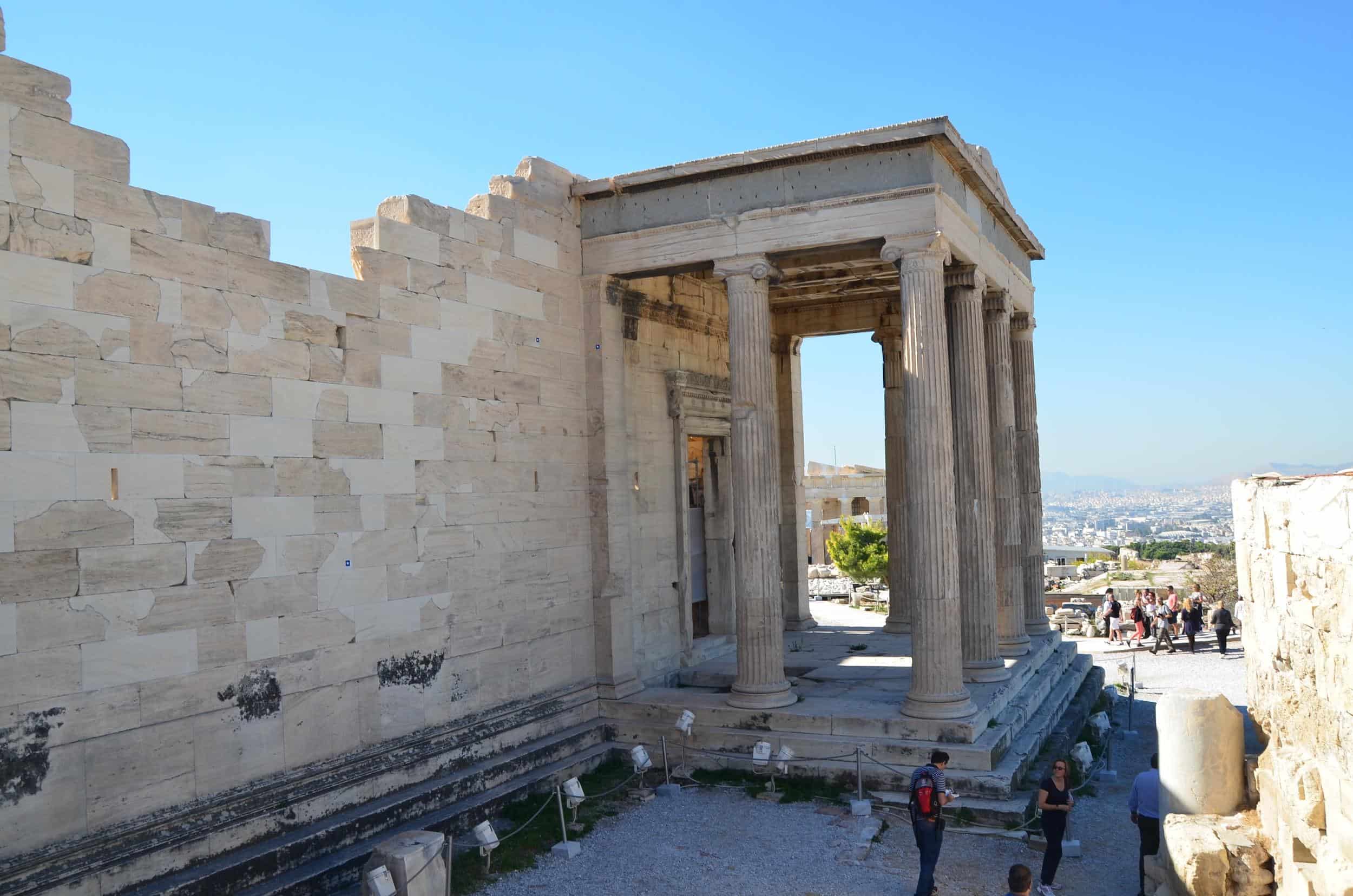 North side of the Erechtheion