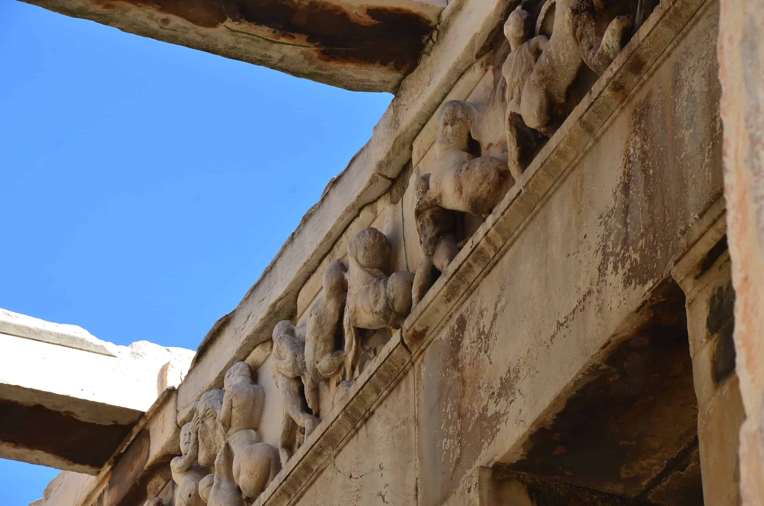 Frieze above the opisthodomos of the Temple of Hephaestus