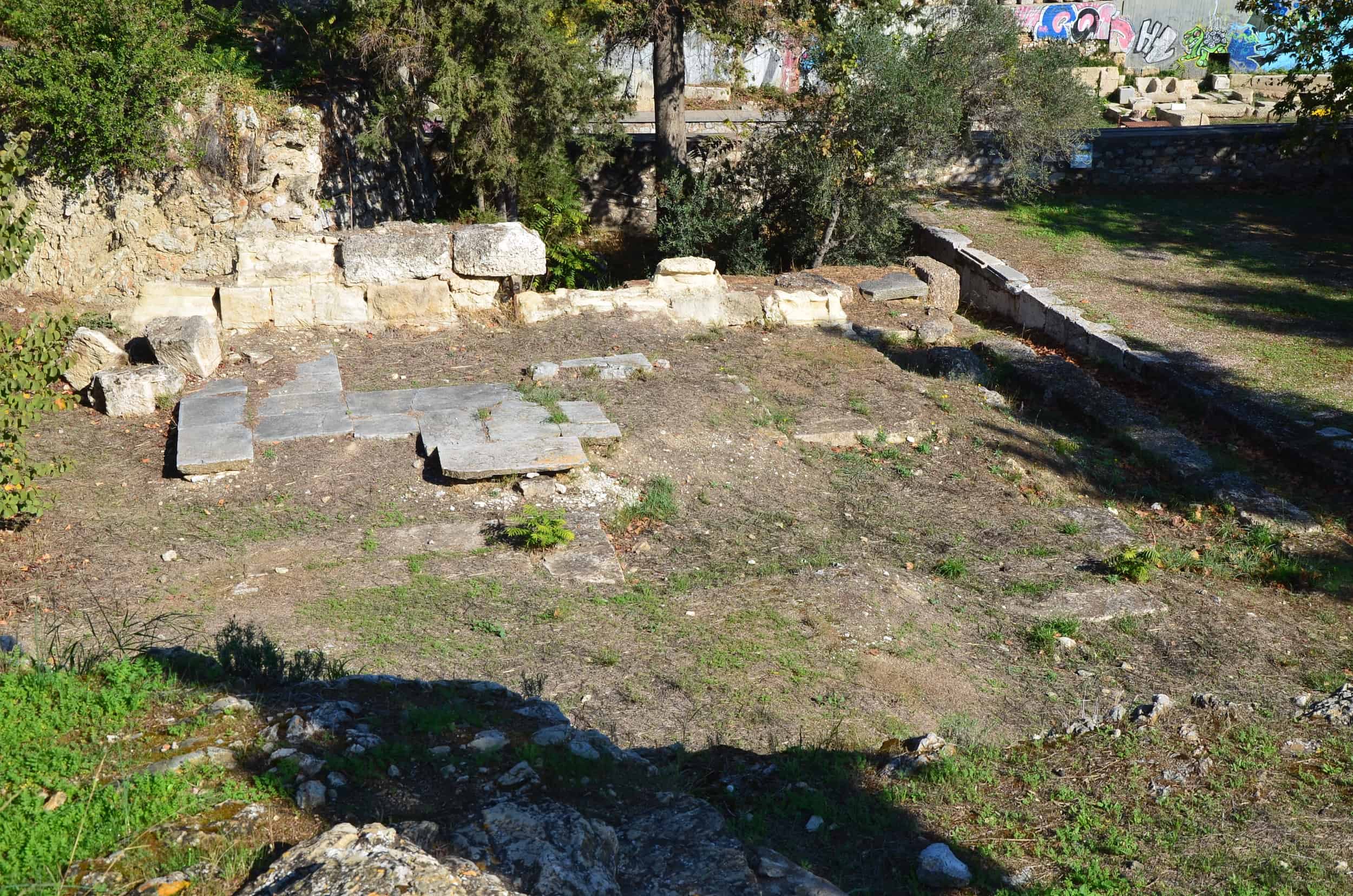 West annex of the Stoa of Zeus Eleftherios at the Ancient Agora of Athens