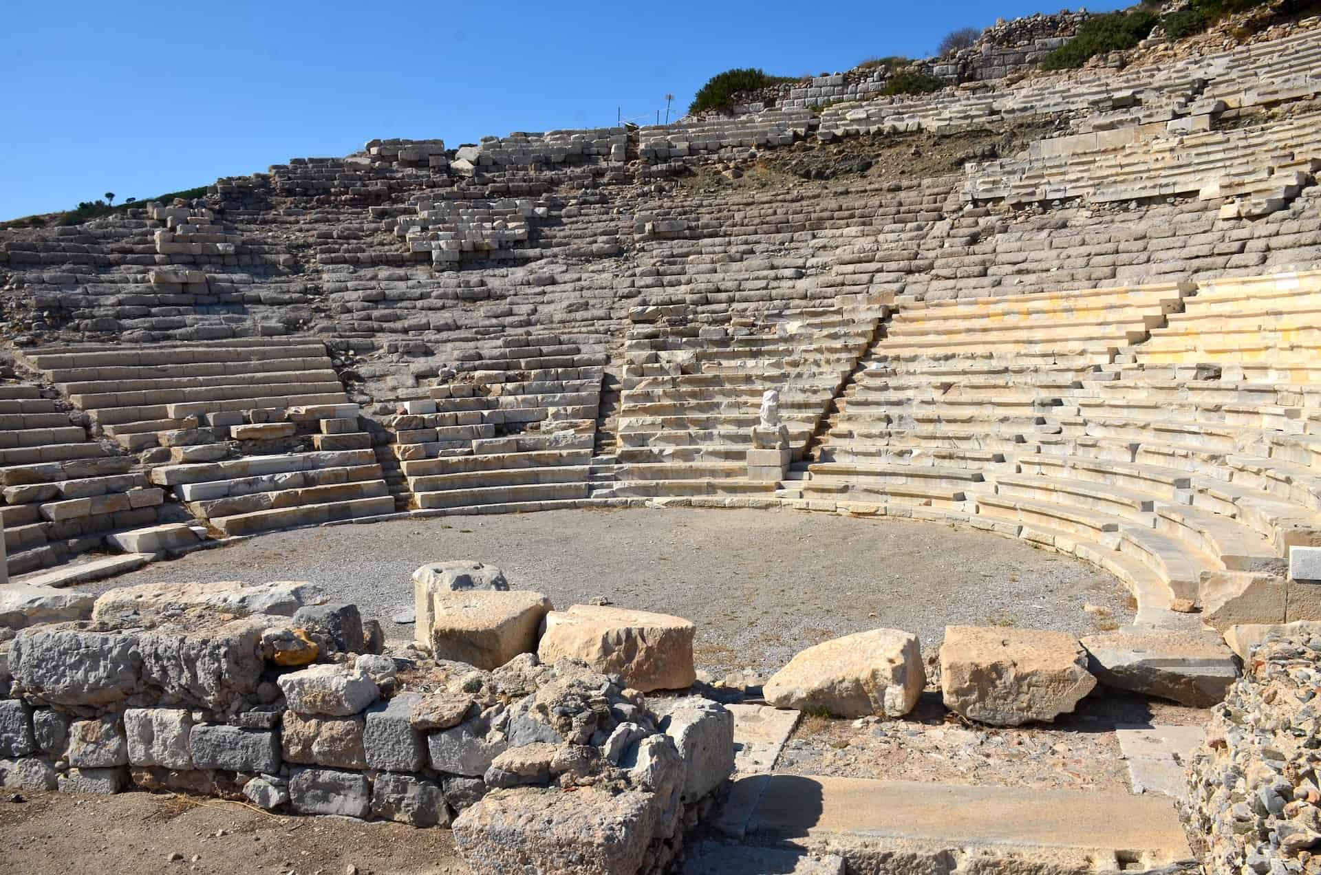 Small theatre at Knidos on Datça Peninsula, Turkey