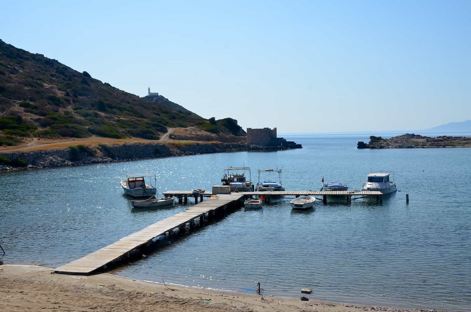 Military Harbor at Knidos on Datça Peninsula, Turkey