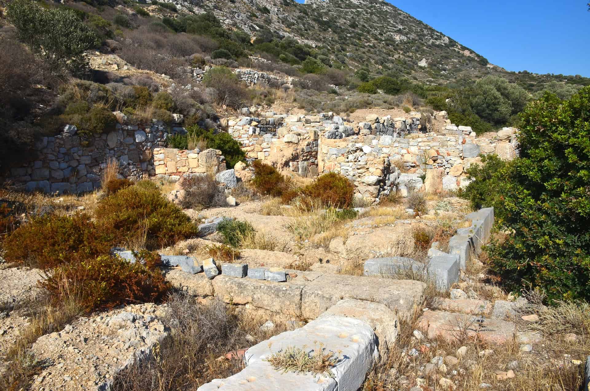 Foundations to the east of the Tholos