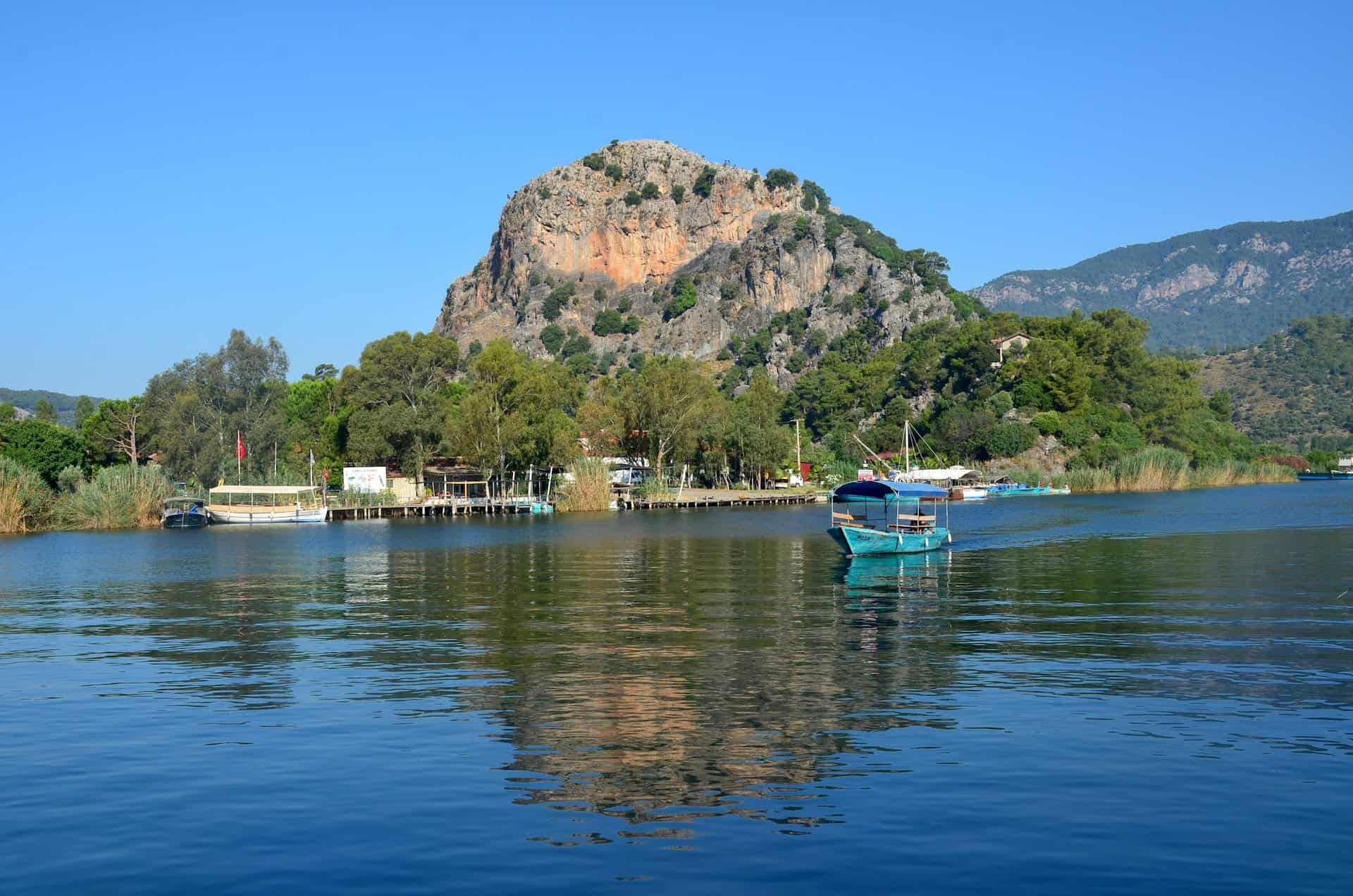 Ferry crossing in Dalyan, Turkey