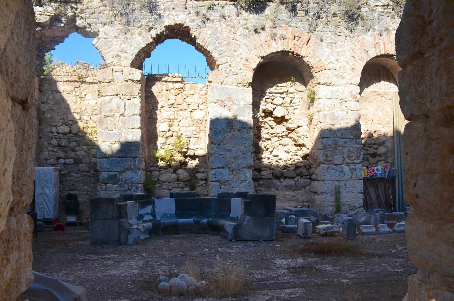 Exercise room of the Roman Bath