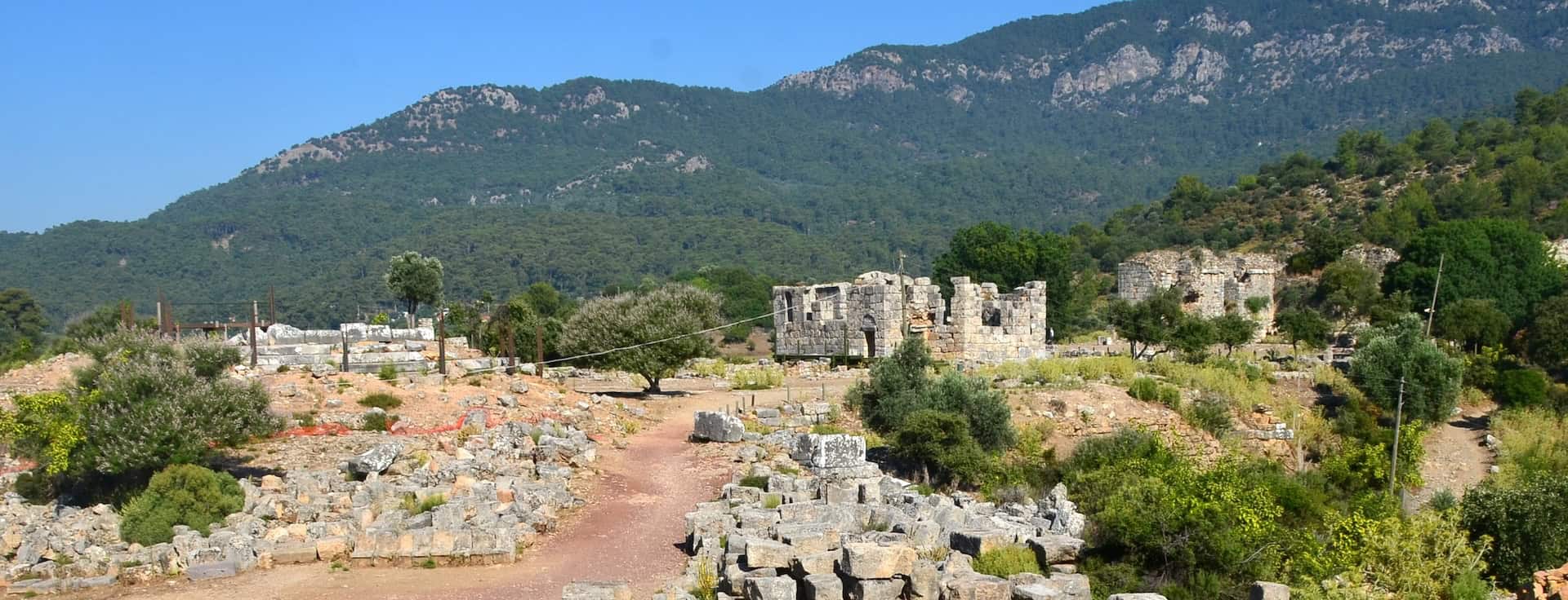 Palaestra Terrace at Kaunos, Turkey