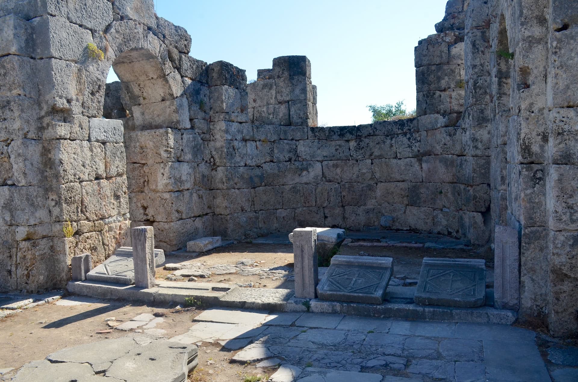 Apse of the Domed Church at the Palaestra Terrace at Kaunos, Turkey