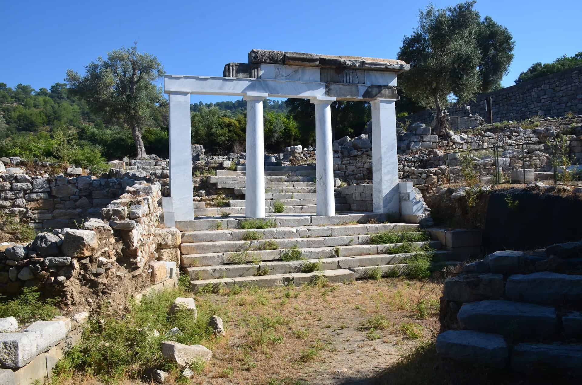 Propylon of the Sacred Precinct of Apollo at Kaunos, Turkey