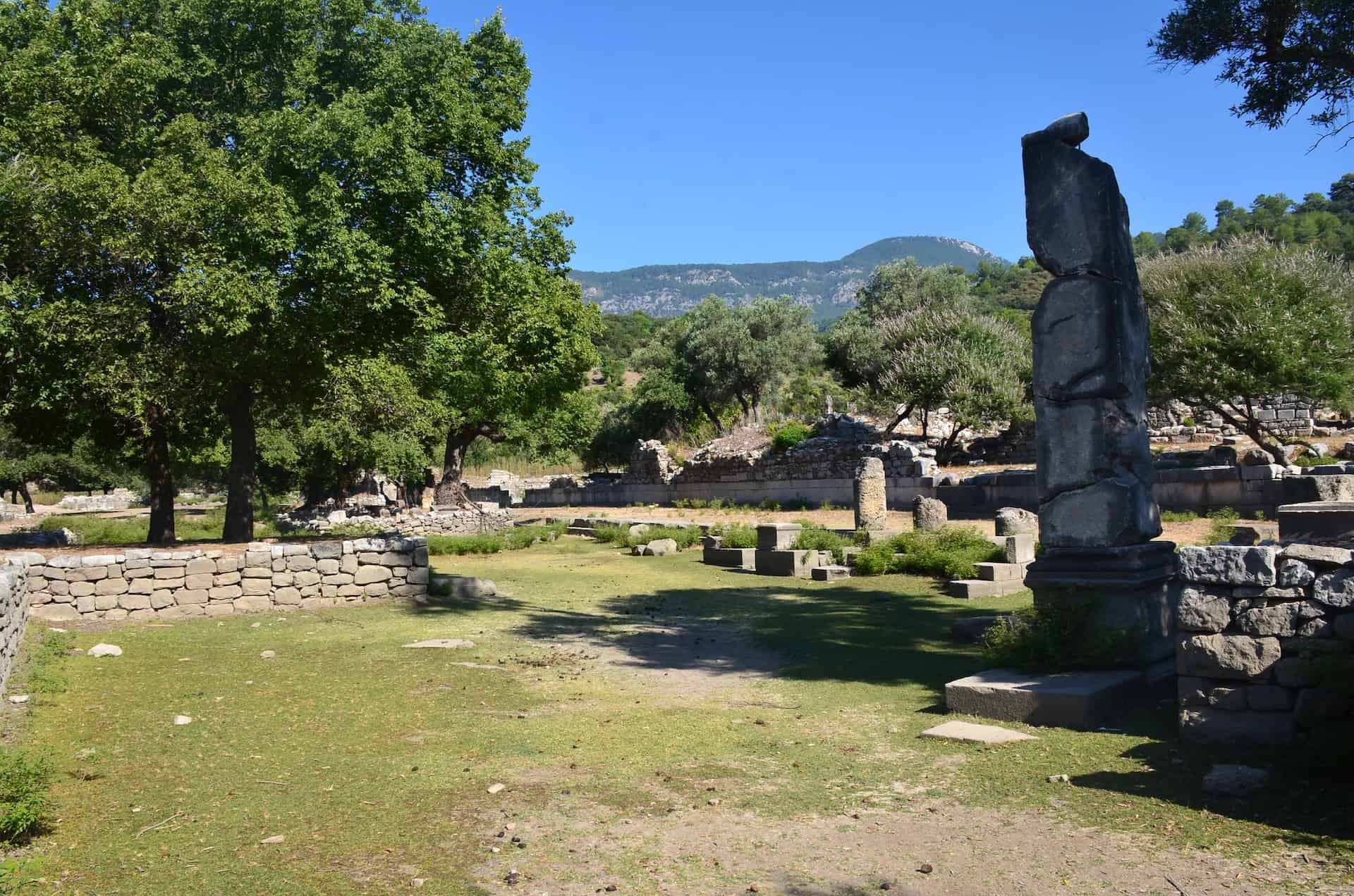 Agora at Kaunos, Turkey