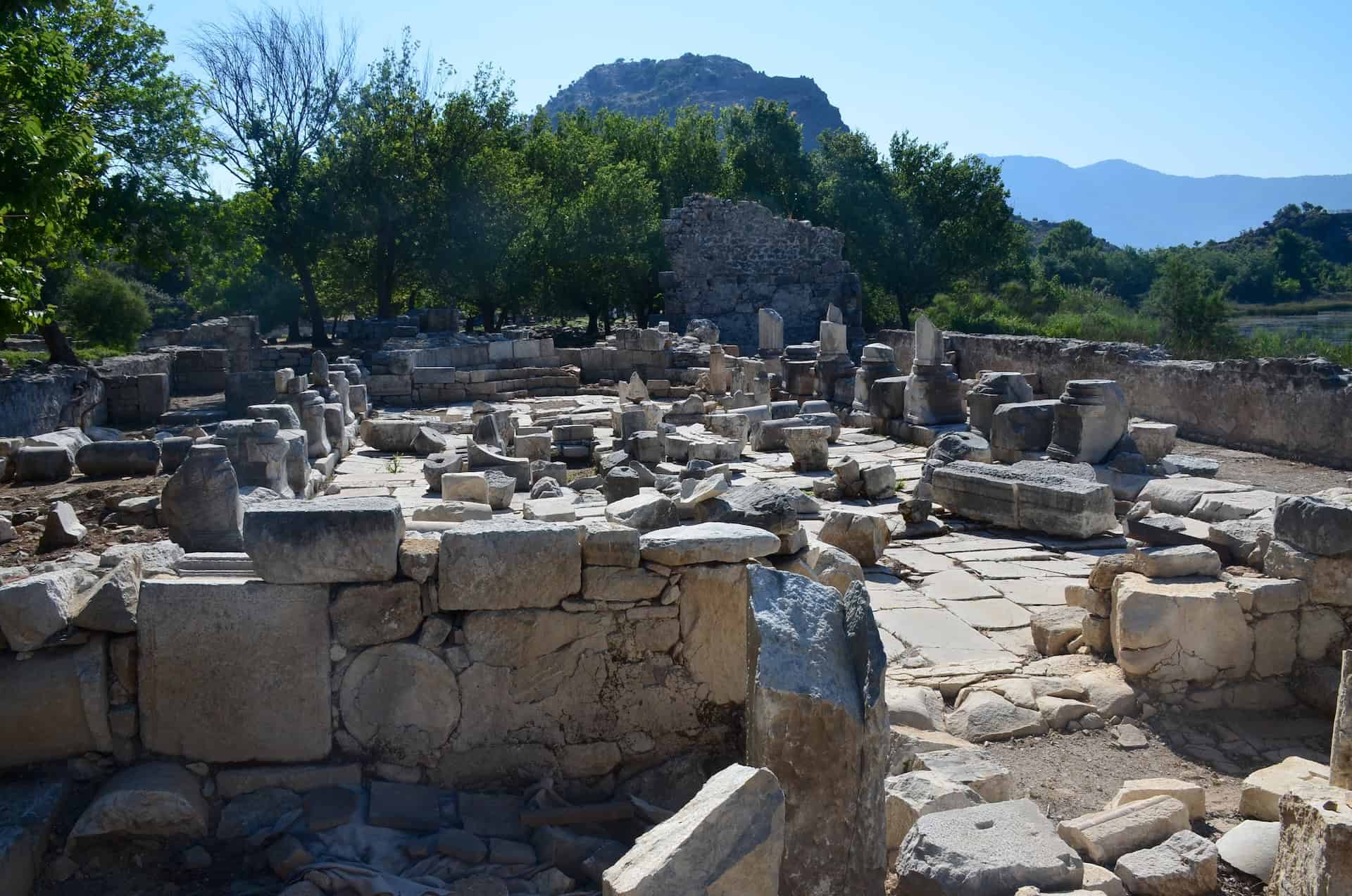 Basilica at Kaunos, Turkey