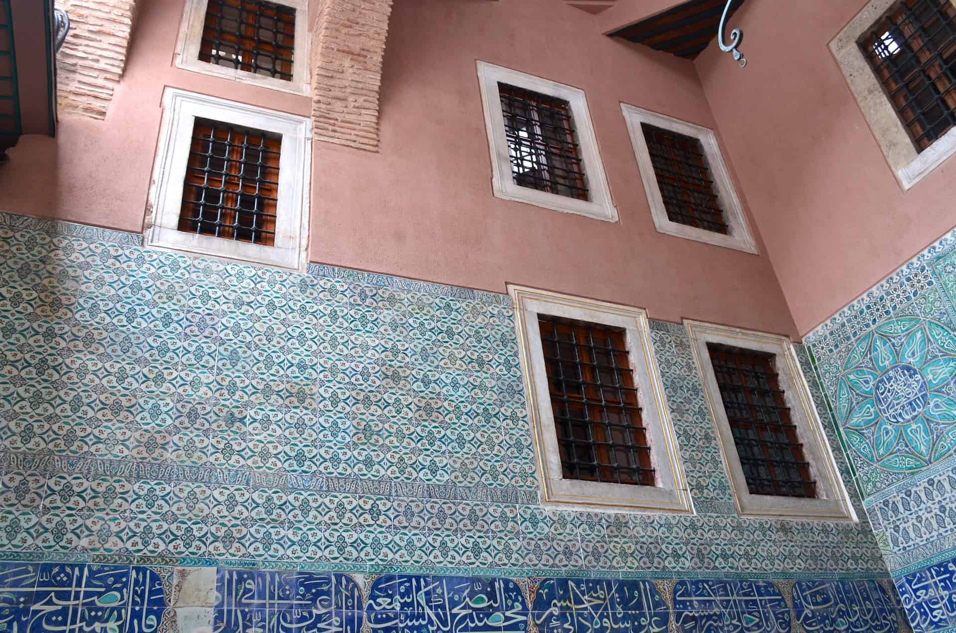 Partially tiled section of the Apartments of the Gentlemen-in-Waiting